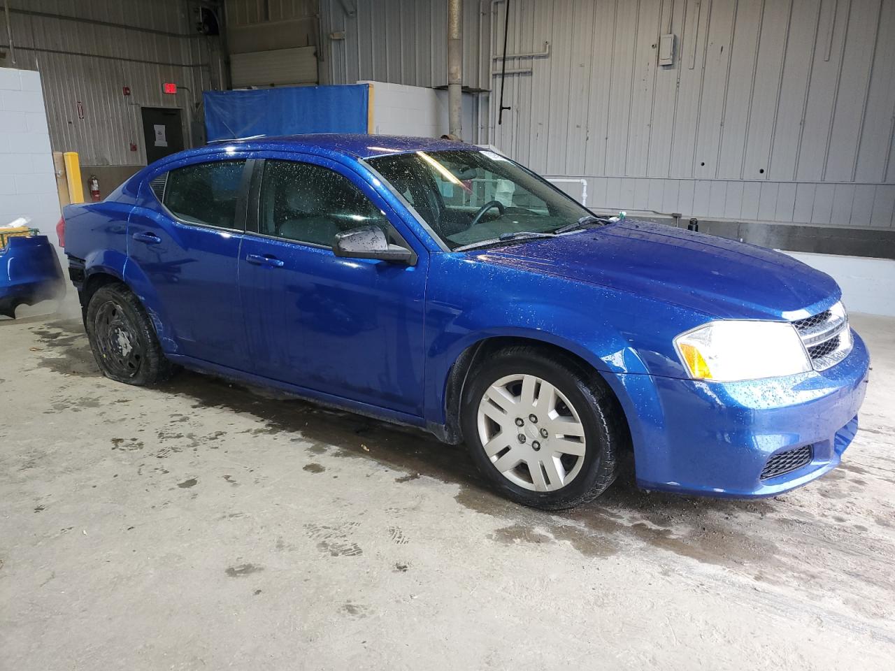 2014 Dodge Avenger Se Blue vin: 1C3CDZAB4EN134059