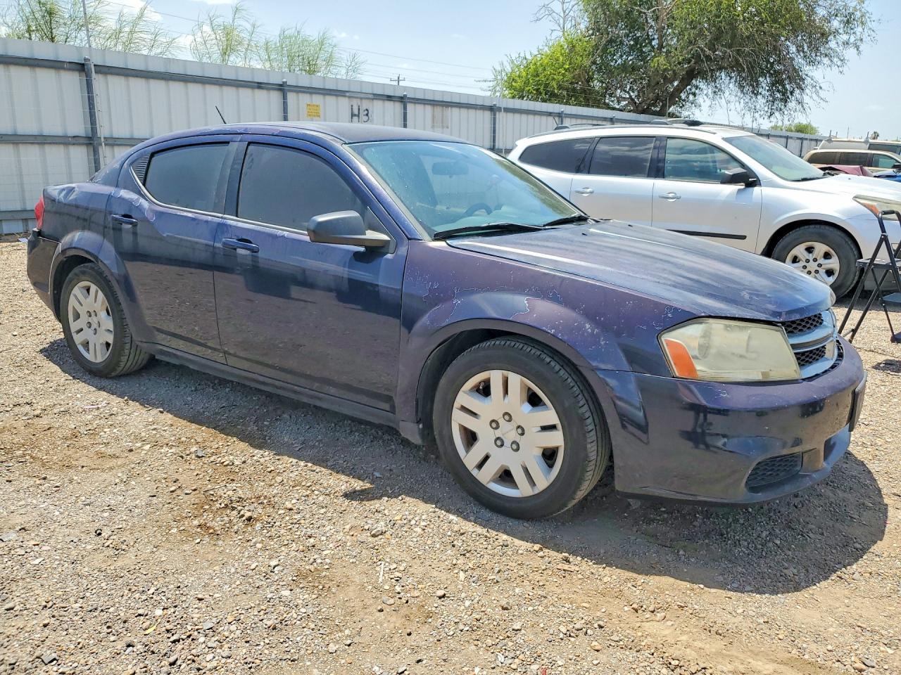 2014 Dodge Avenger Se Blue vin: 1C3CDZAB4EN138810