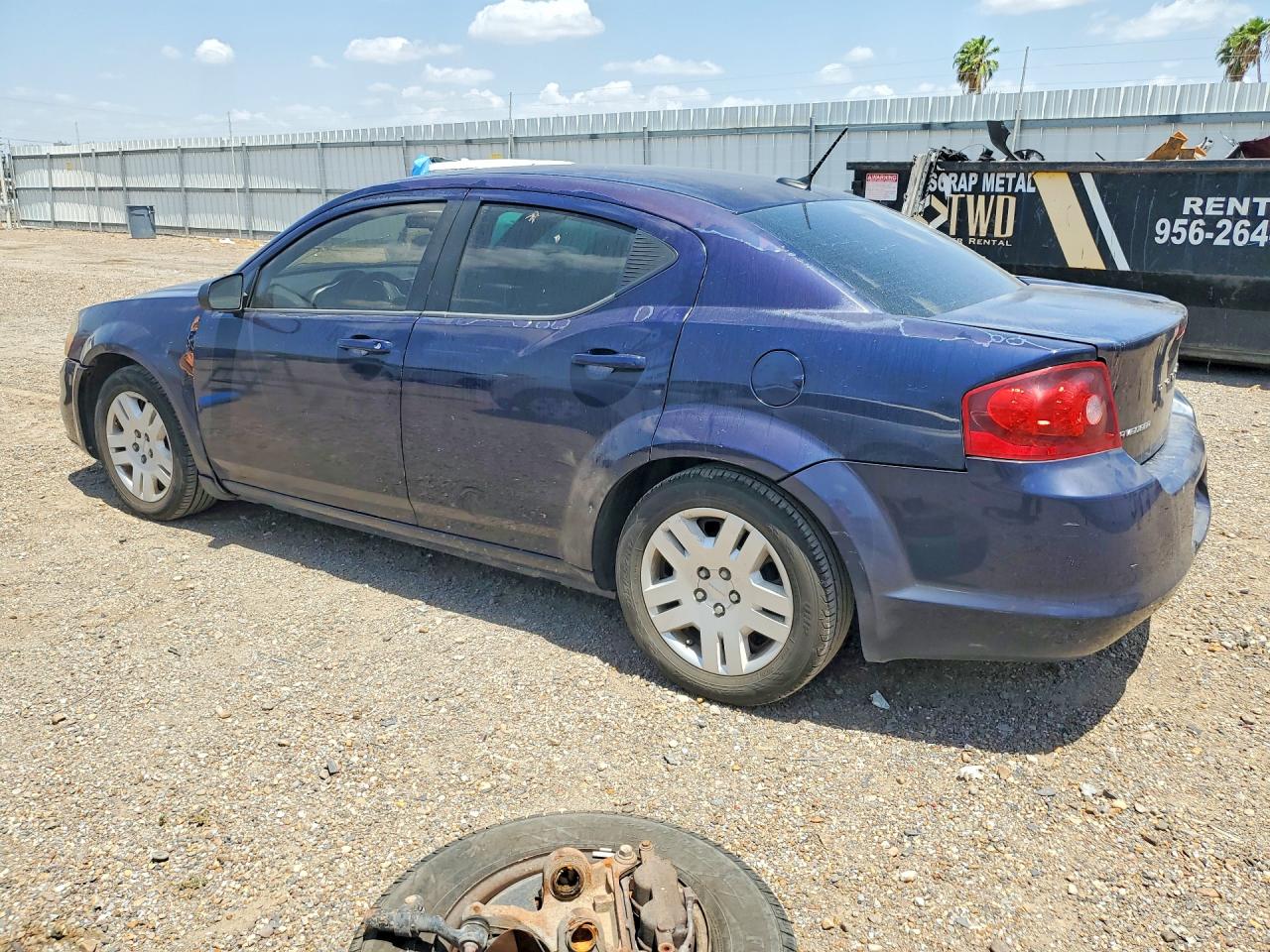 2014 Dodge Avenger Se Blue vin: 1C3CDZAB4EN138810
