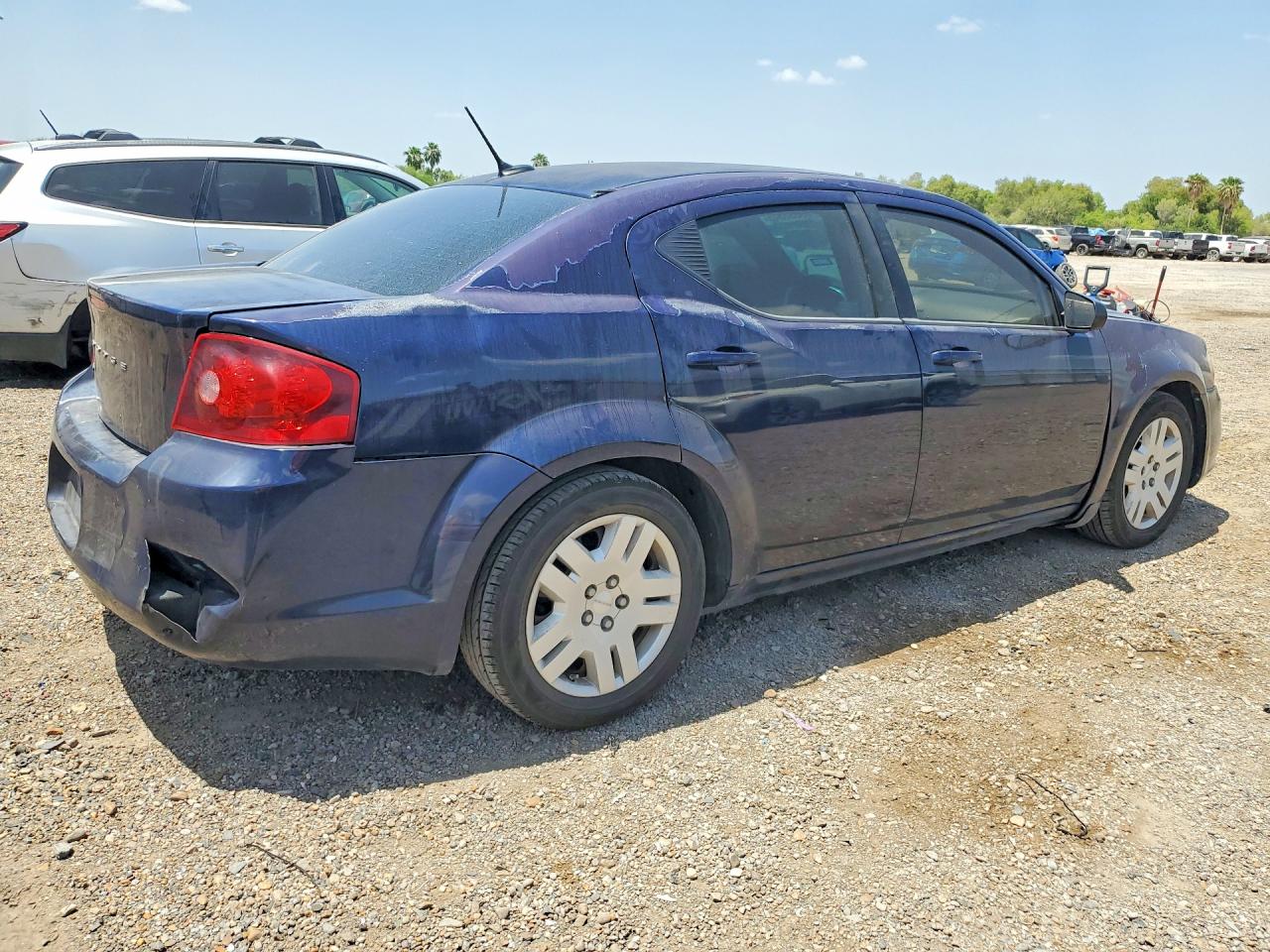 2014 Dodge Avenger Se Blue vin: 1C3CDZAB4EN138810