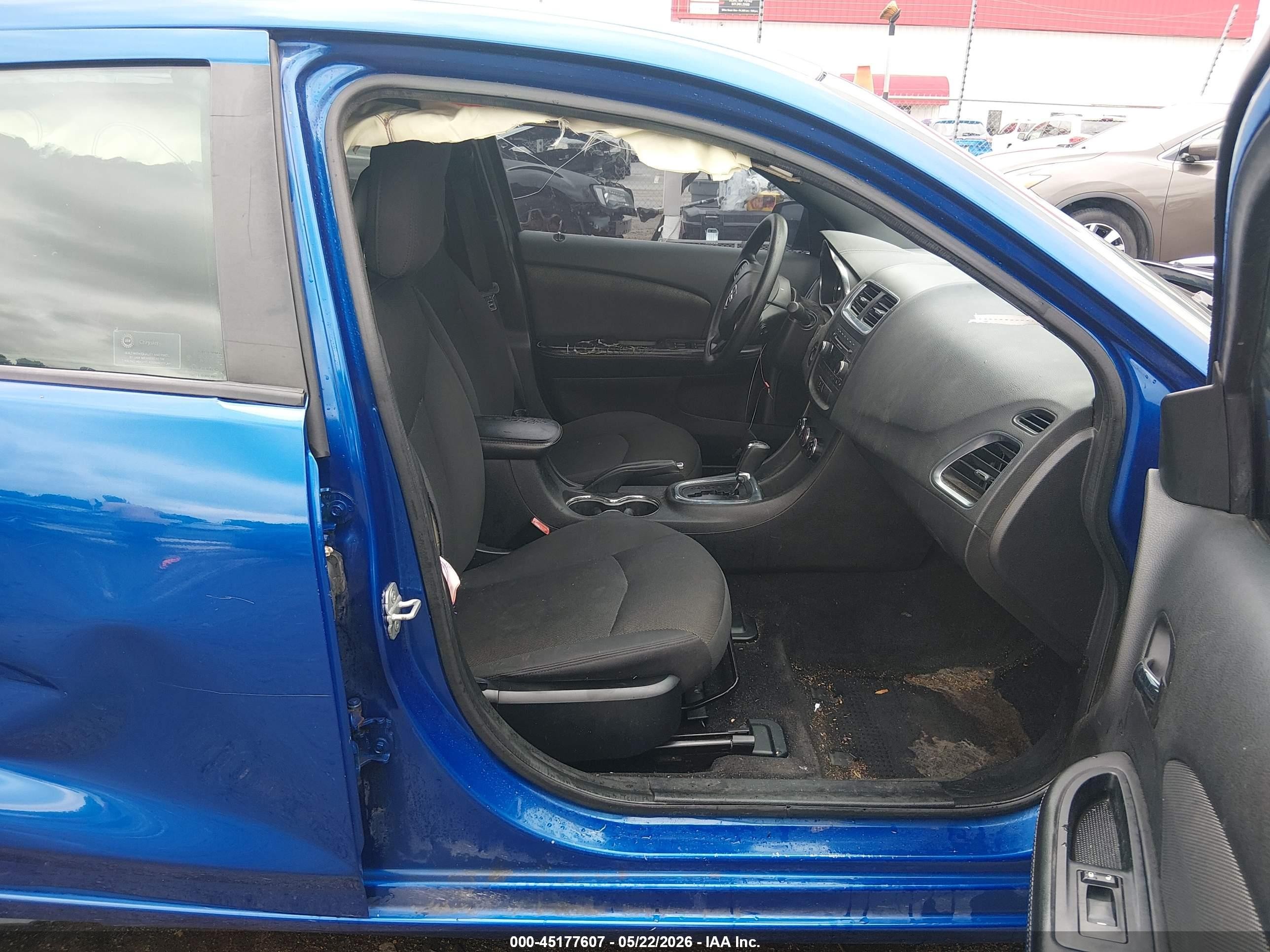 2014 Dodge Avenger Se Blue vin: 1C3CDZAB4EN144543