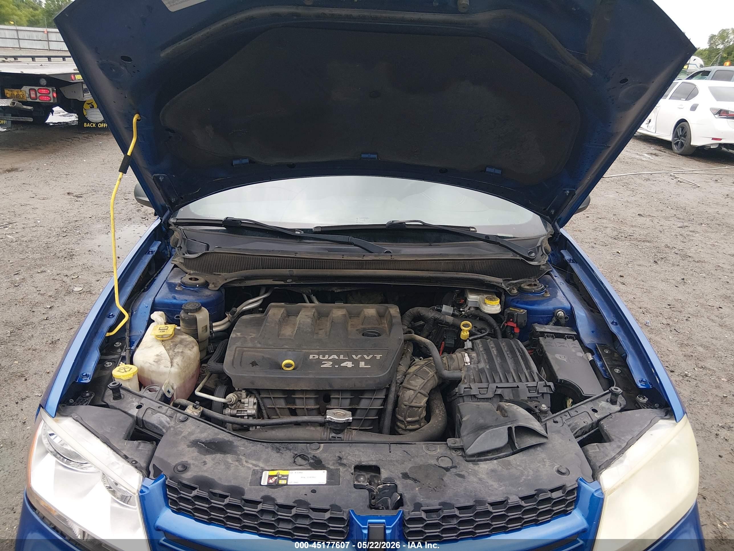 2014 Dodge Avenger Se Blue vin: 1C3CDZAB4EN144543