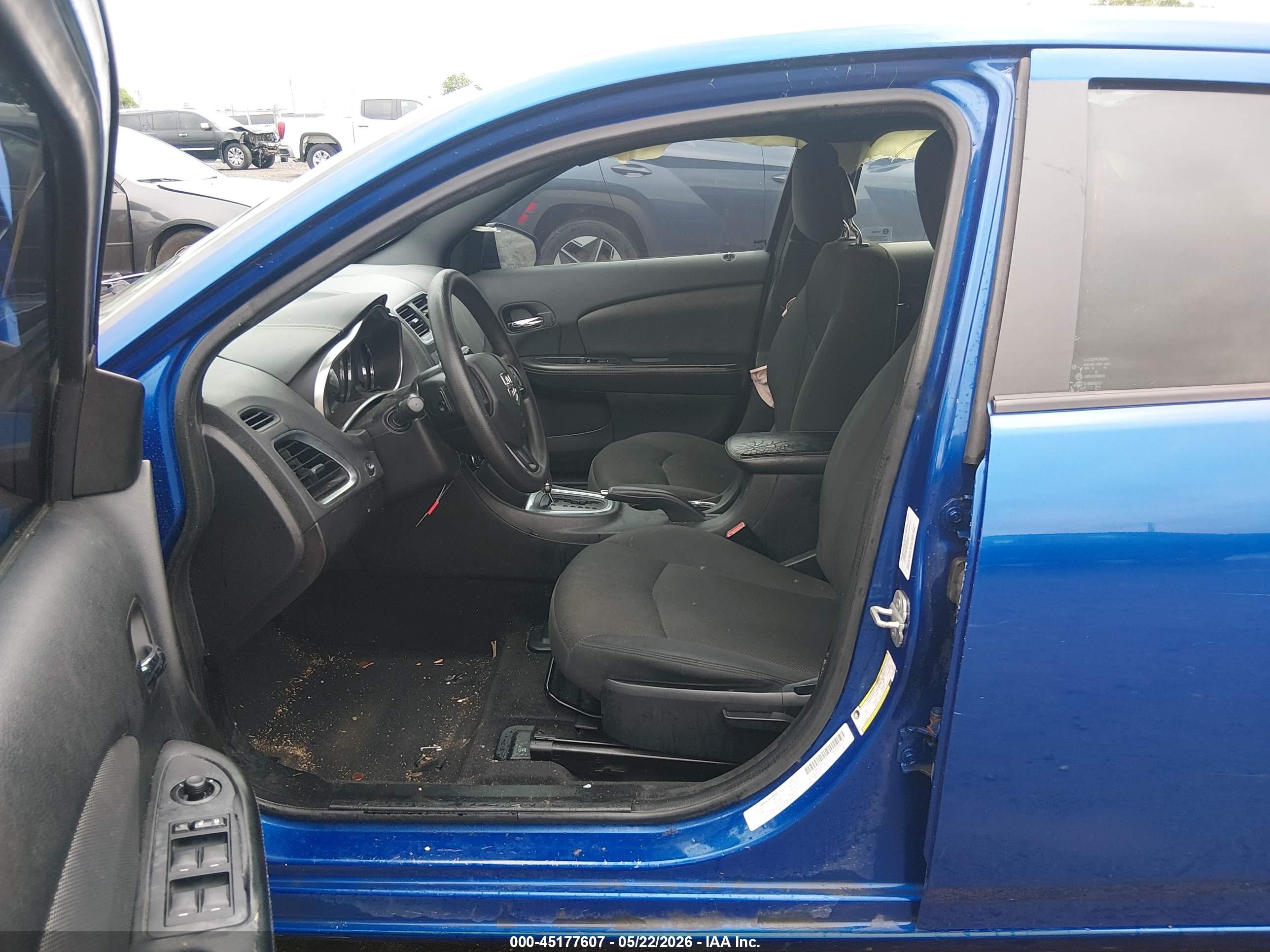 2014 Dodge Avenger Se Blue vin: 1C3CDZAB4EN144543