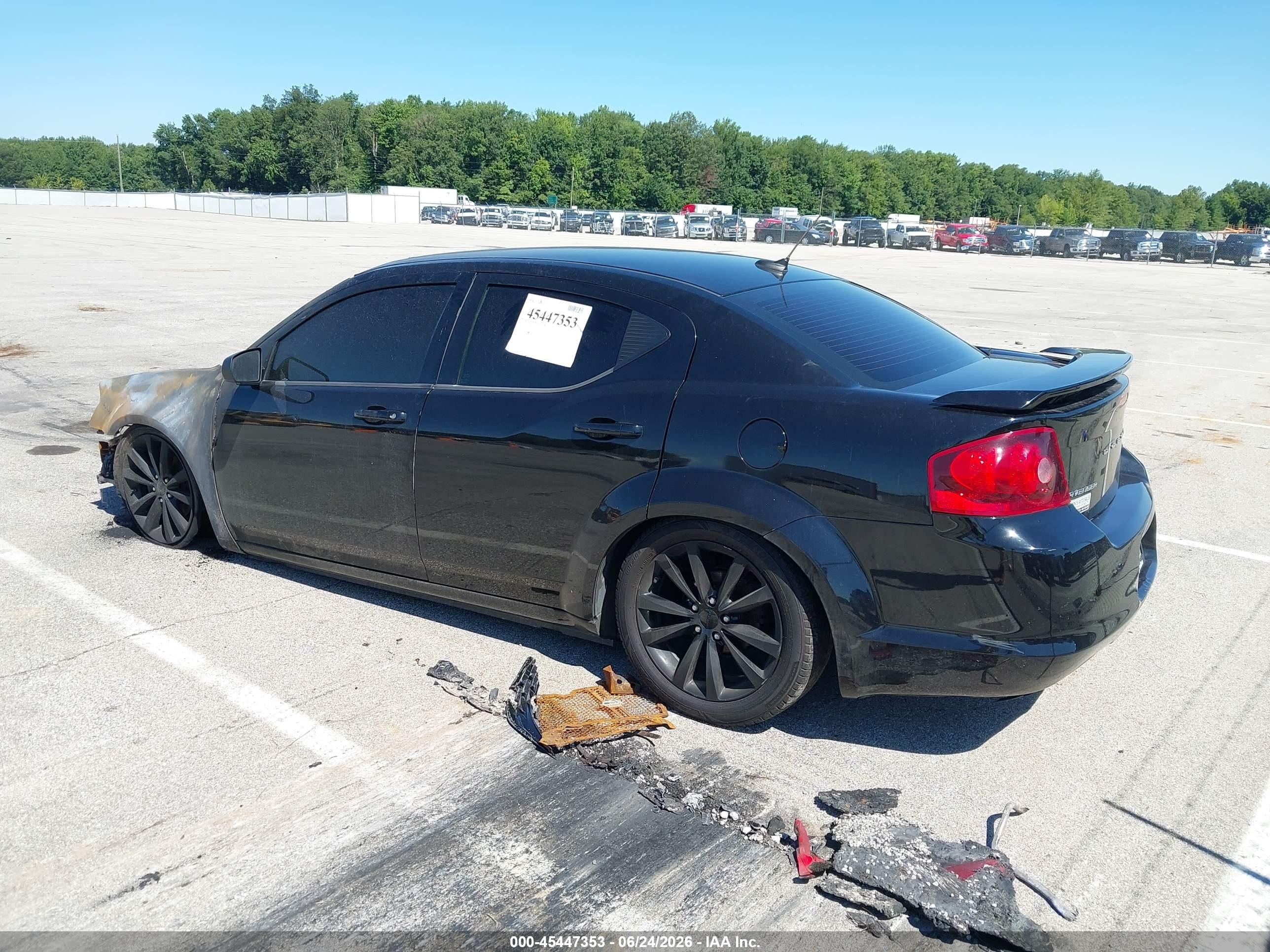 2014 Dodge Avenger Se Черный vin: 1C3CDZAB4EN149421