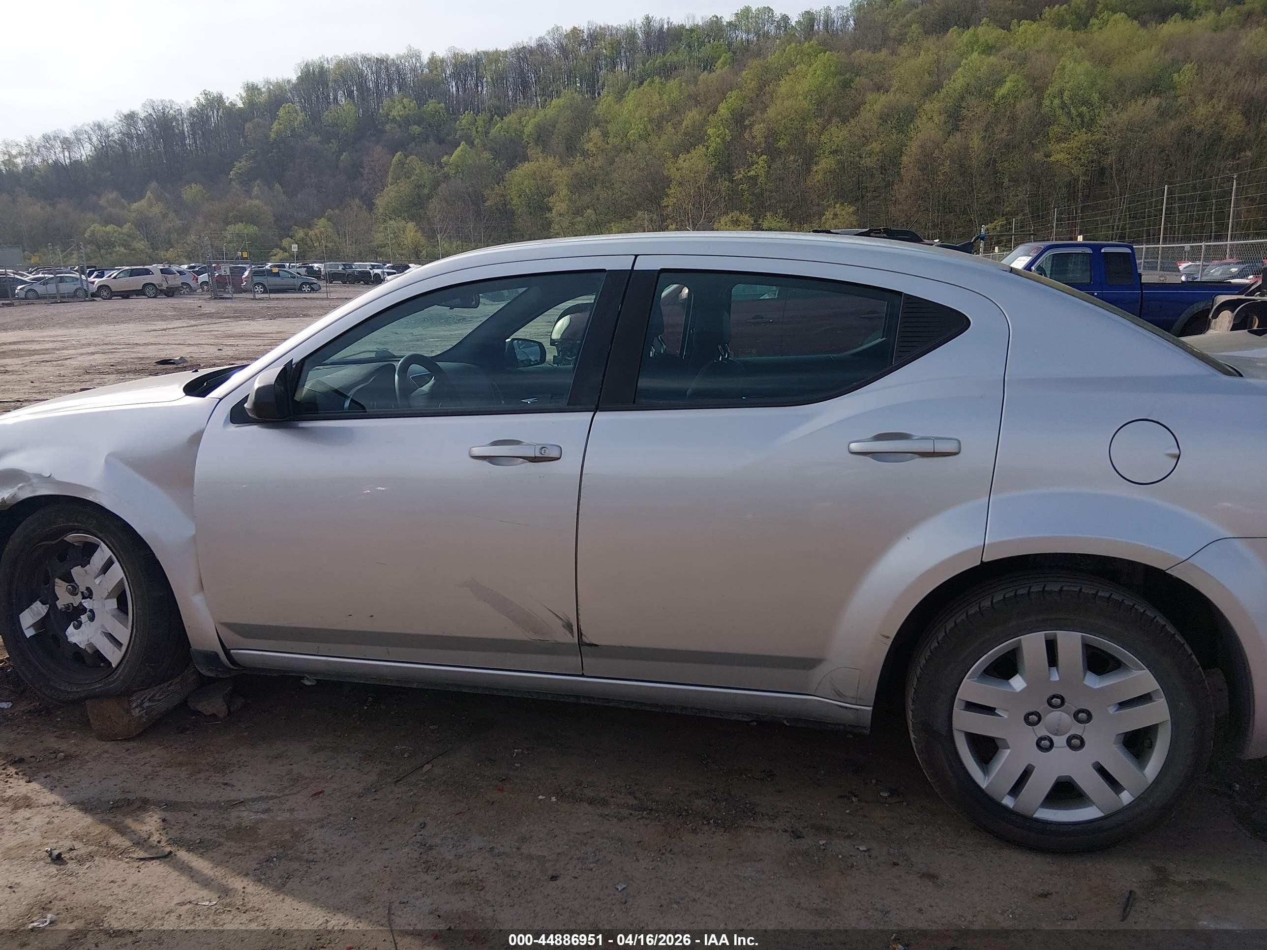 2012 Dodge Avenger Se Silver vin: 1C3CDZAB5CN102170