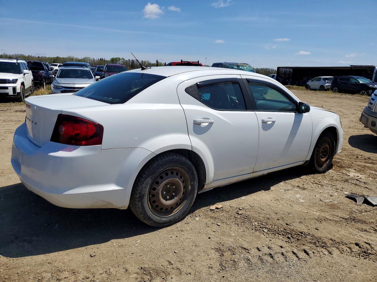 2012 Dodge Avenger Se Белый vin: 1C3CDZAB5CN121432