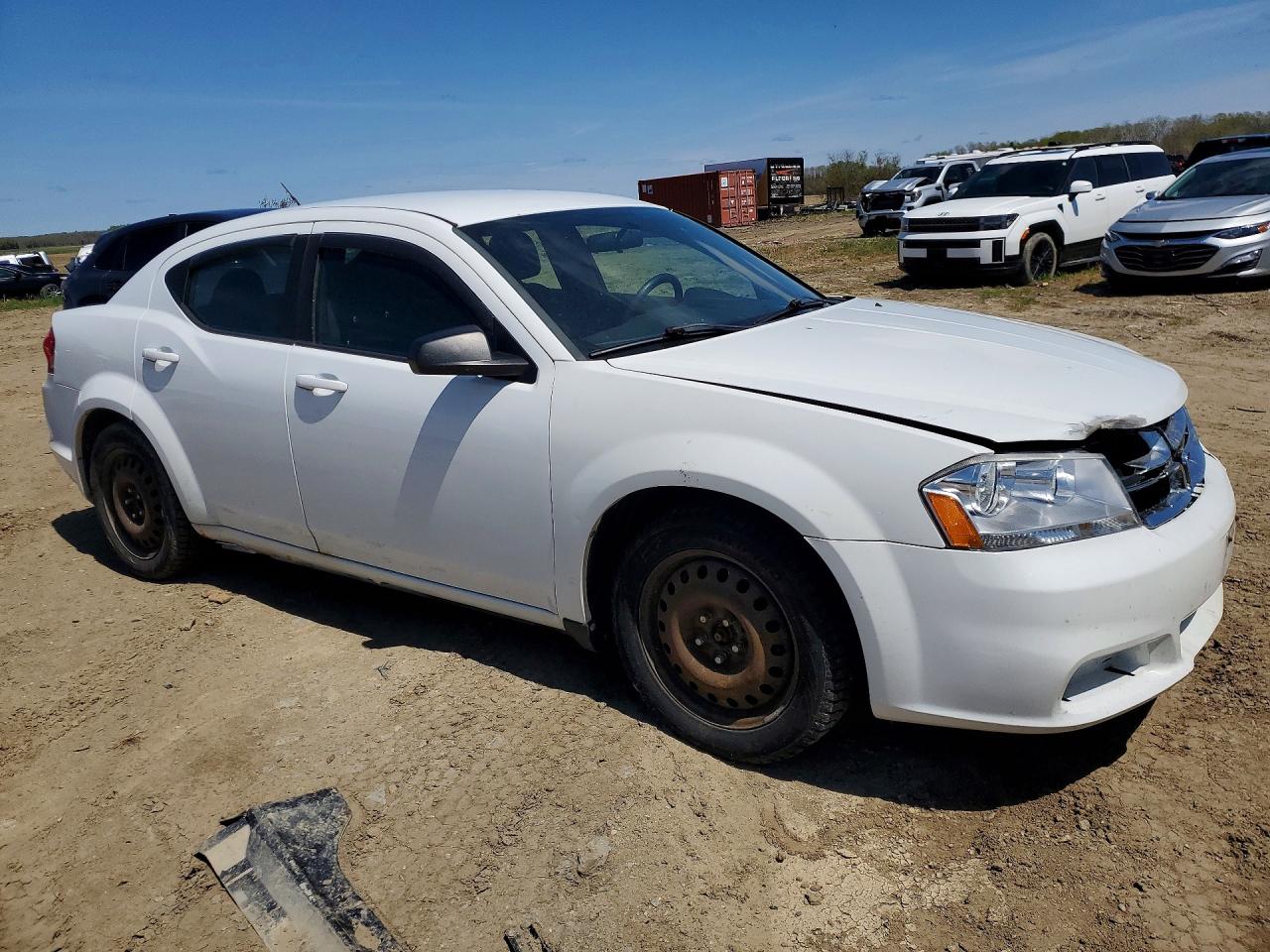 2012 Dodge Avenger Se Белый vin: 1C3CDZAB5CN121432