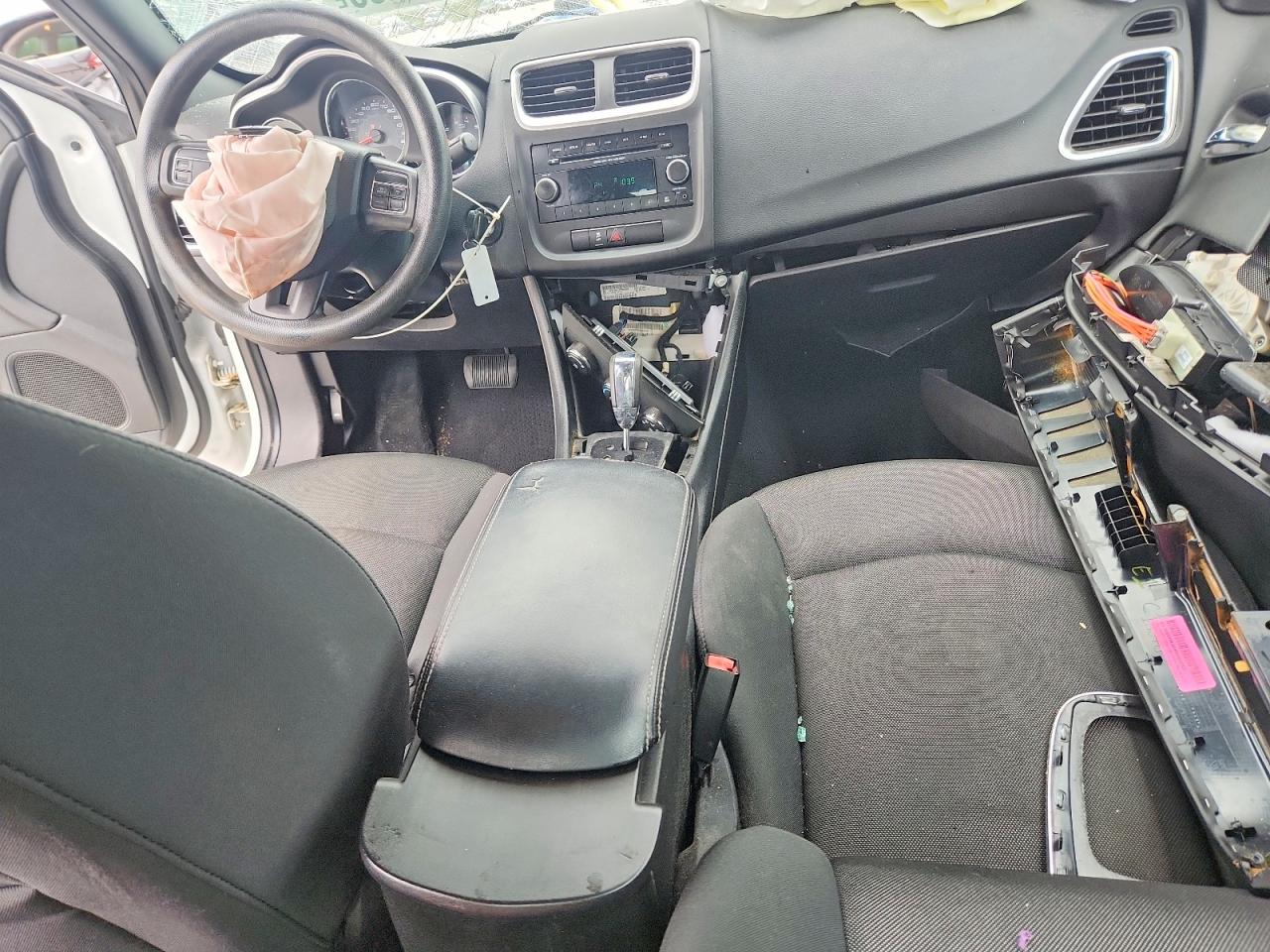 2012 Dodge Avenger Se White vin: 1C3CDZAB5CN132933