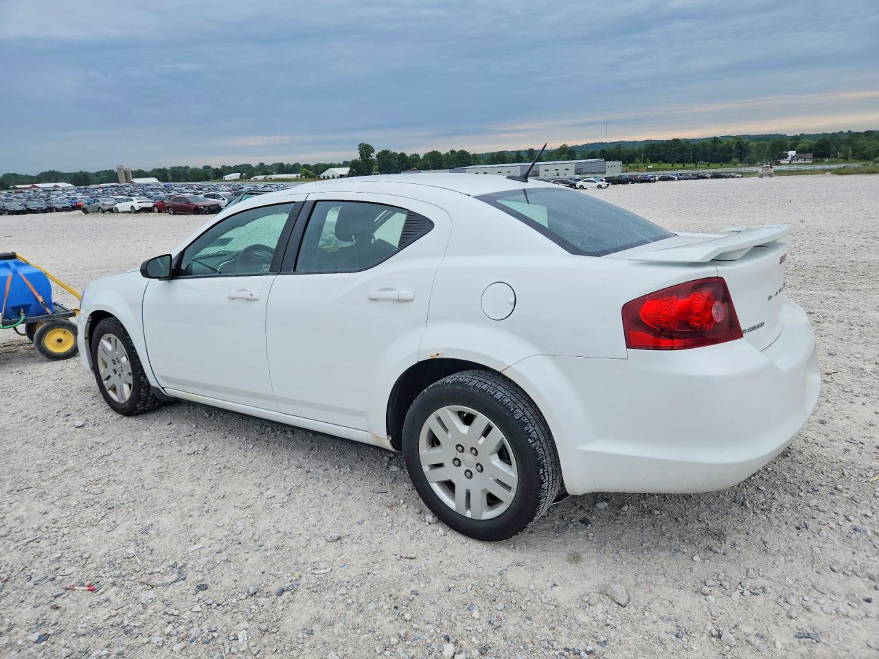 2012 Dodge Avenger Se White vin: 1C3CDZAB5CN132933