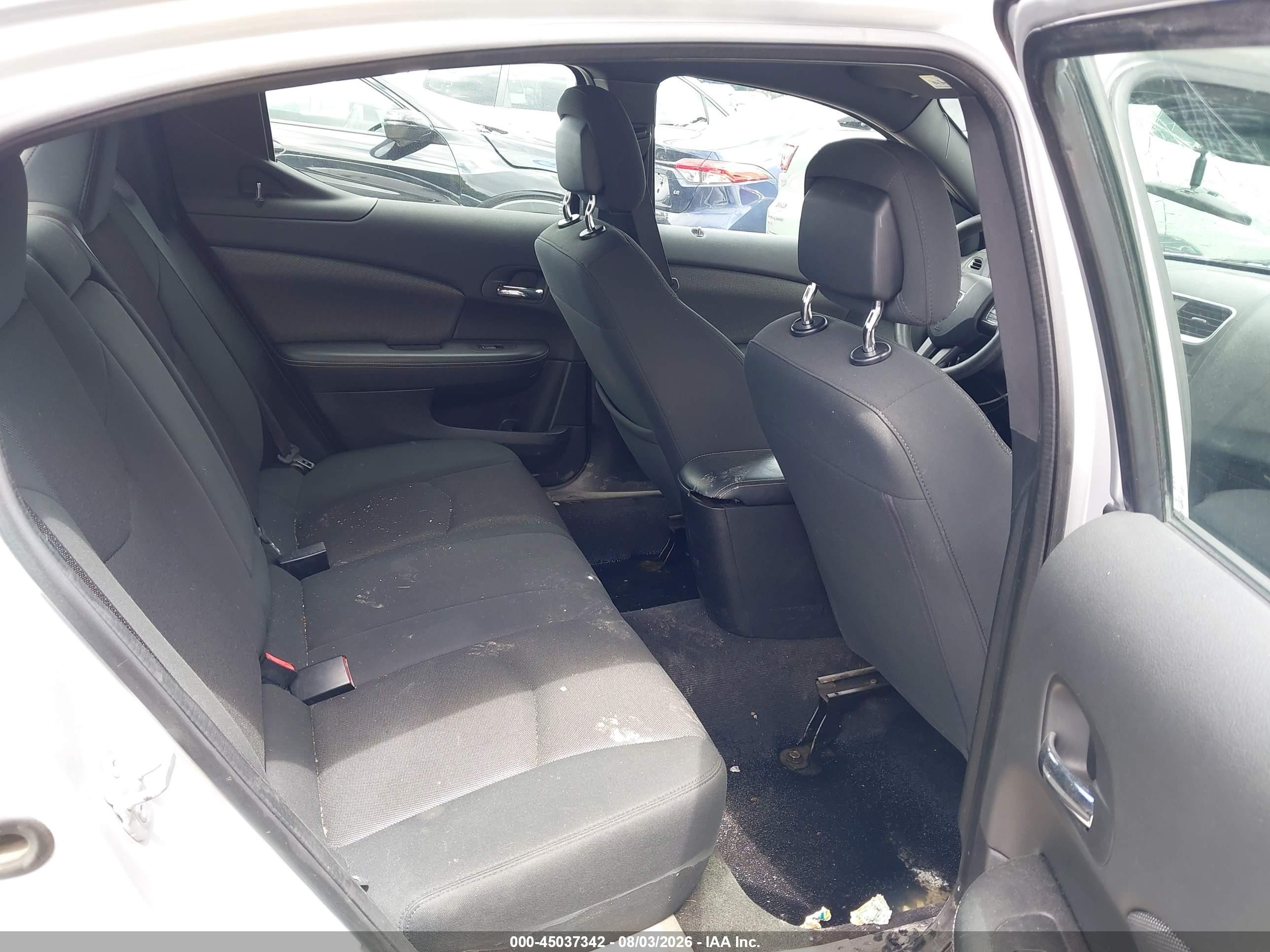 2012 Dodge Avenger Se Silver vin: 1C3CDZAB5CN142426
