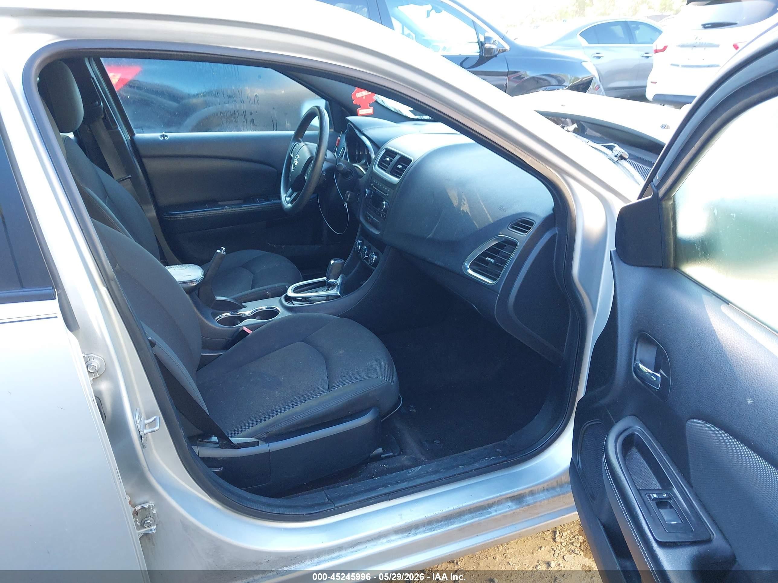 2012 Dodge Avenger Se Silver vin: 1C3CDZAB5CN216959