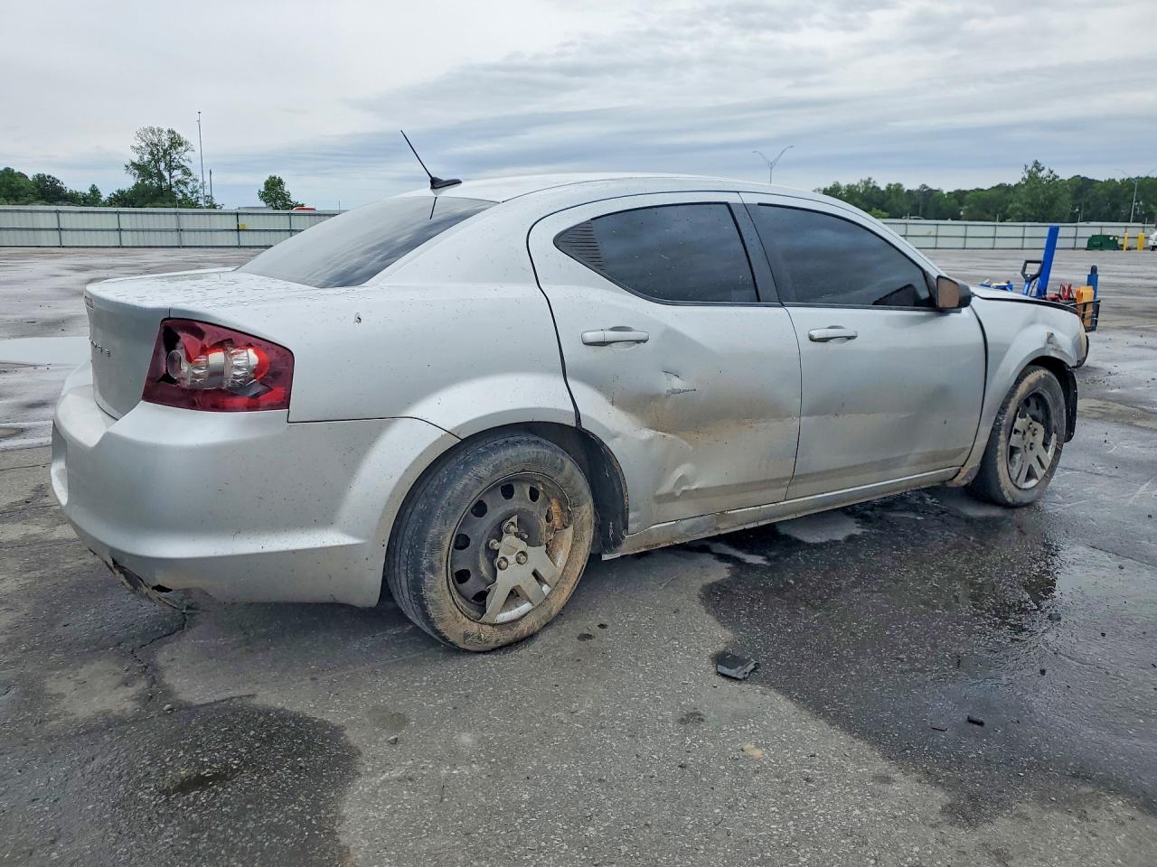 2012 Dodge Avenger Se Silver vin: 1C3CDZAB5CN220445
