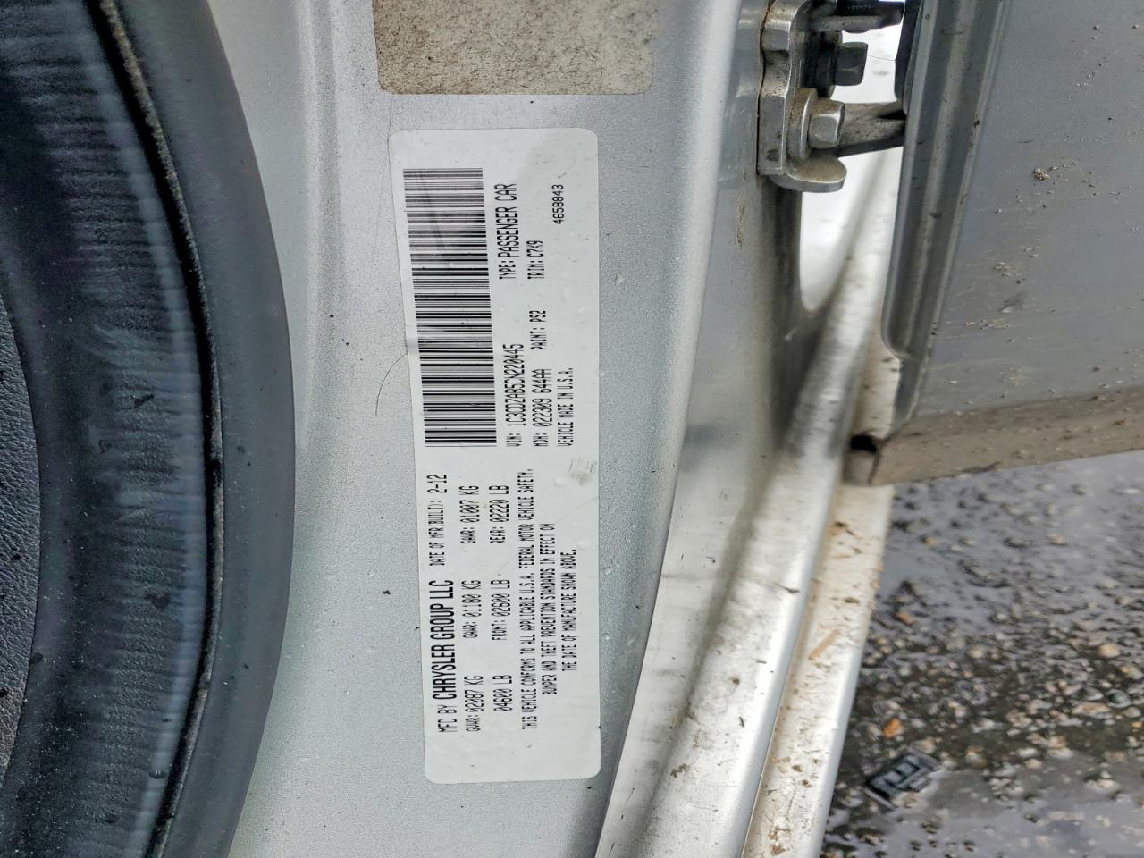 2012 Dodge Avenger Se Silver vin: 1C3CDZAB5CN220445