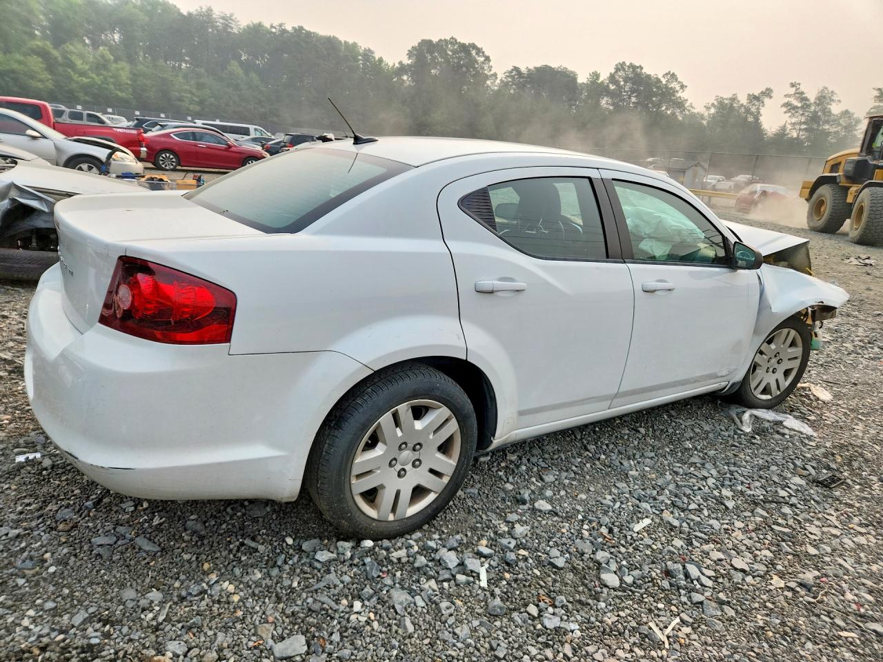 2012 Dodge Avenger Se White vin: 1C3CDZAB5CN224513