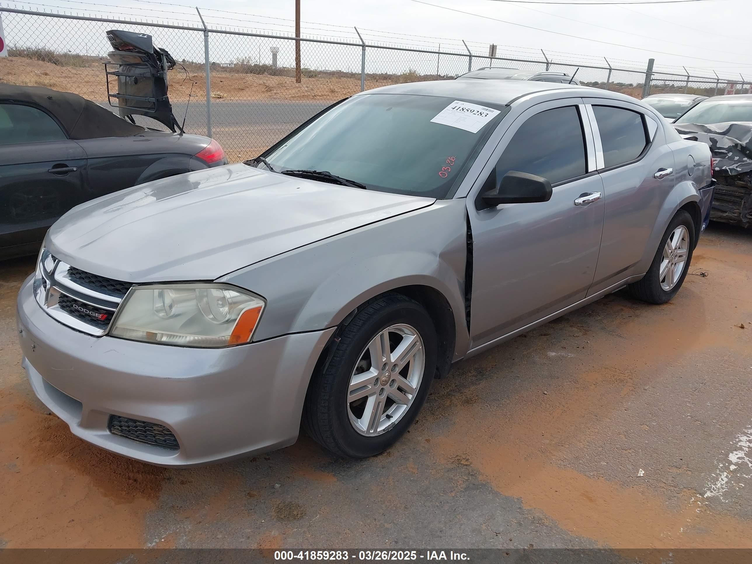 2013 Dodge Avenger Se Silver vin: 1C3CDZAB5DN518981