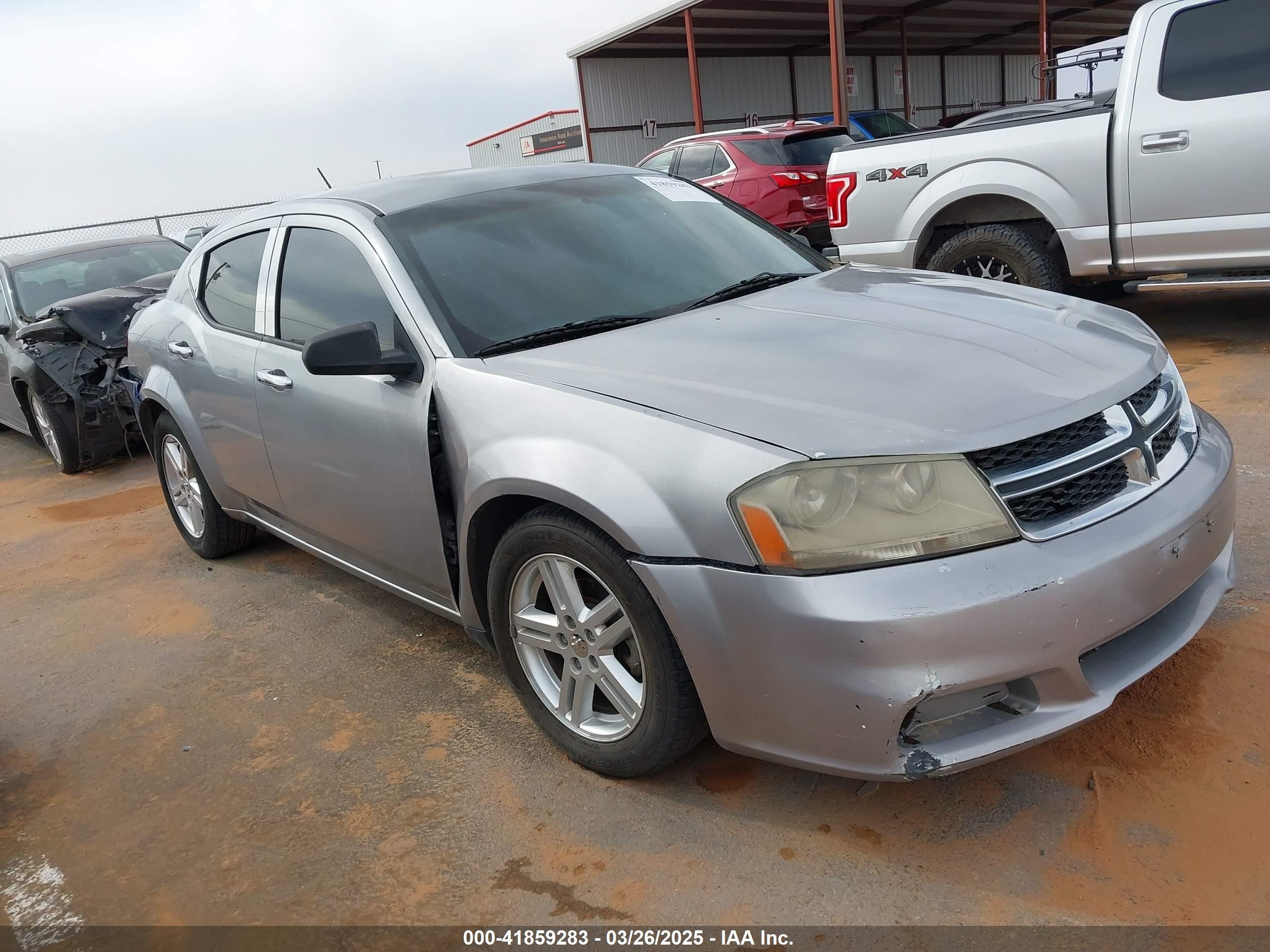 2013 Dodge Avenger Se Silver vin: 1C3CDZAB5DN518981