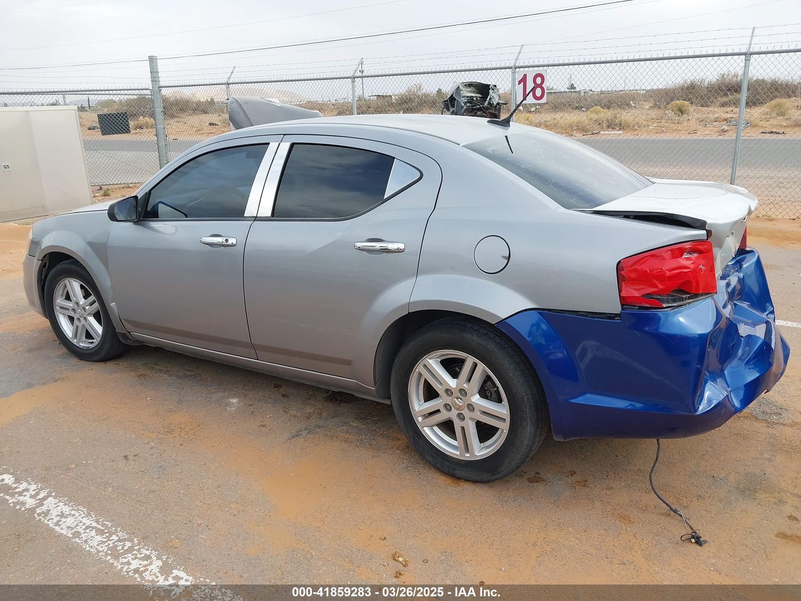2013 Dodge Avenger Se Silver vin: 1C3CDZAB5DN518981