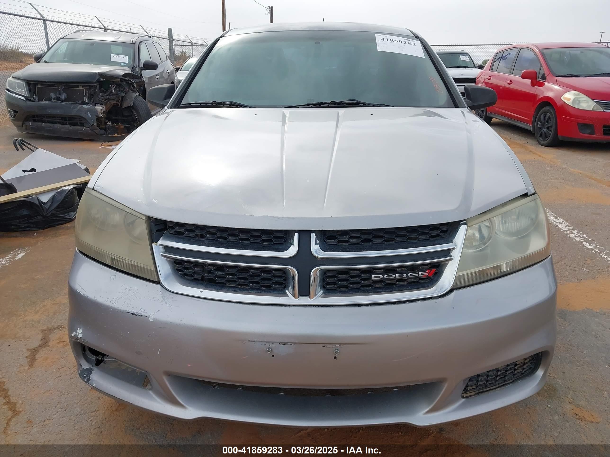 2013 Dodge Avenger Se Silver vin: 1C3CDZAB5DN518981