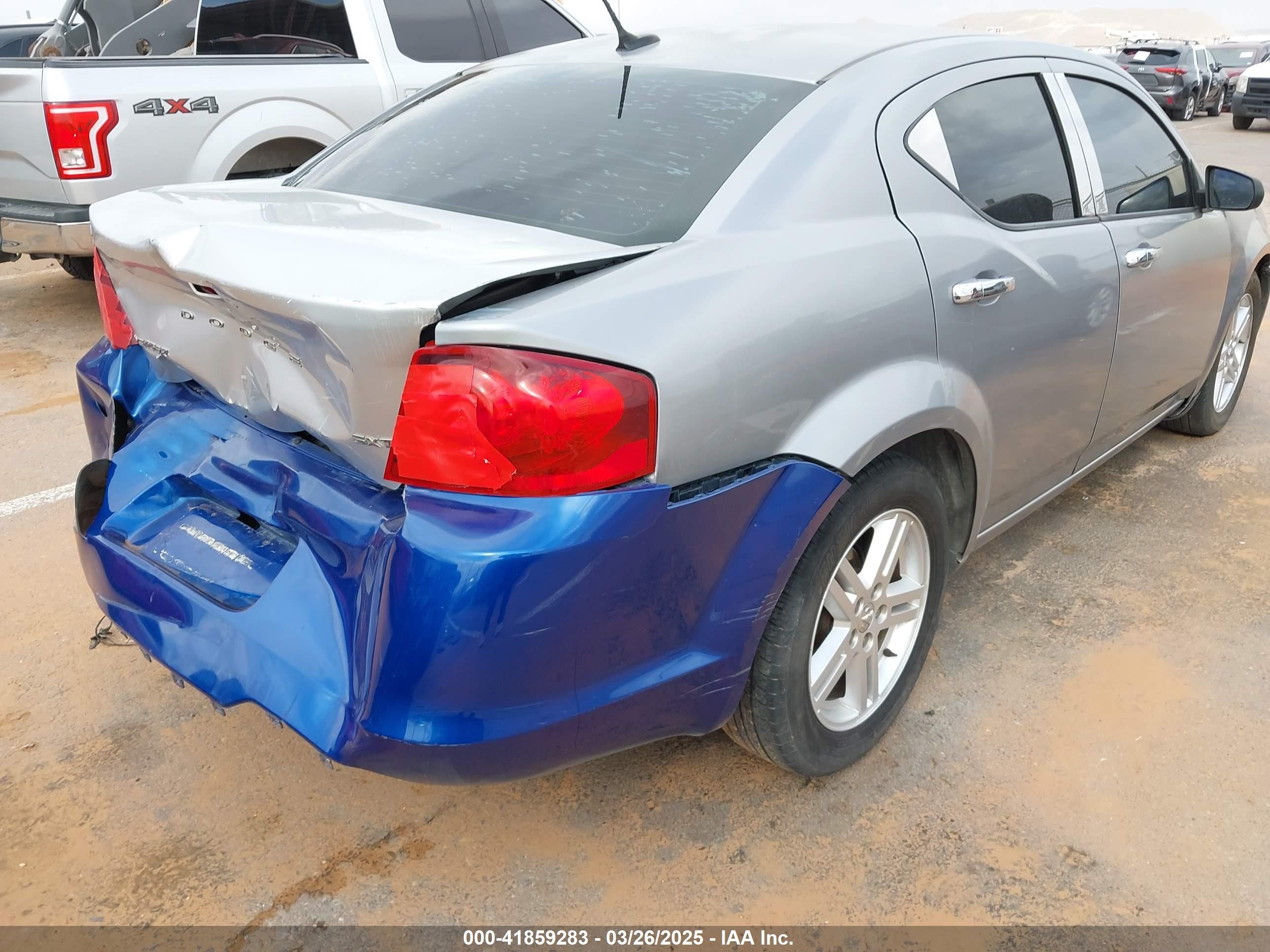 2013 Dodge Avenger Se Silver vin: 1C3CDZAB5DN518981
