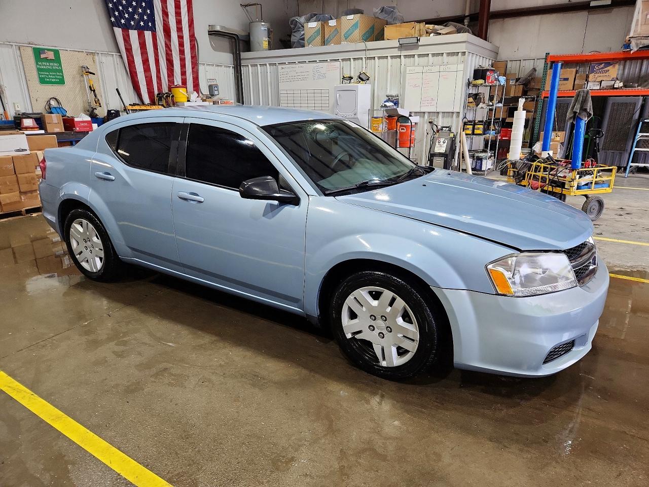 2013 Dodge Avenger Se Blue vin: 1C3CDZAB5DN541225