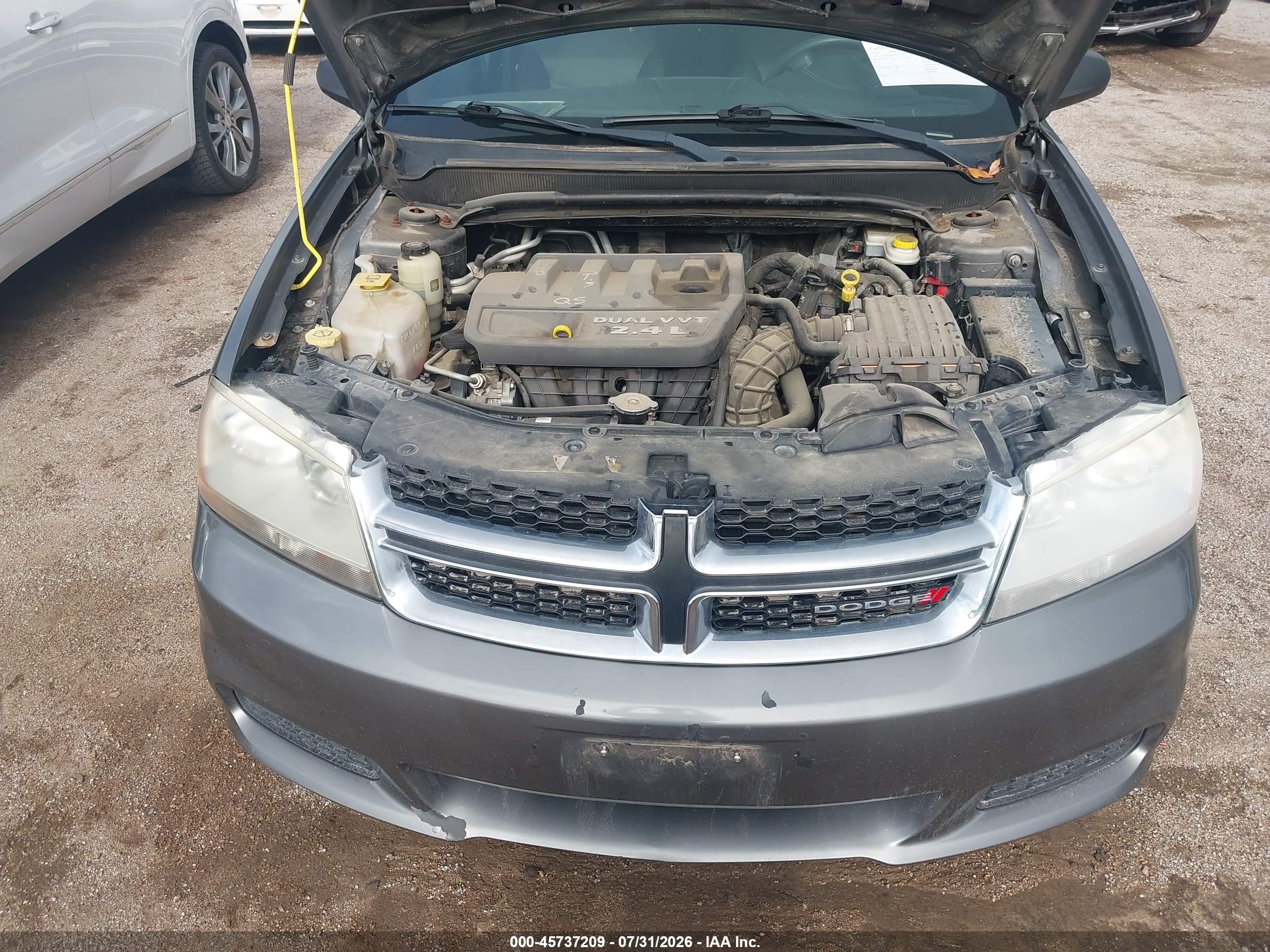 2013 Dodge Avenger Se Gray vin: 1C3CDZAB5DN563774
