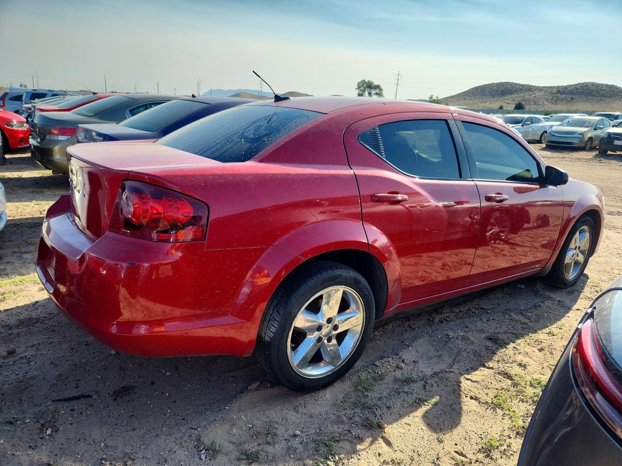 2013 Dodge Avenger Se Red vin: 1C3CDZAB5DN589145