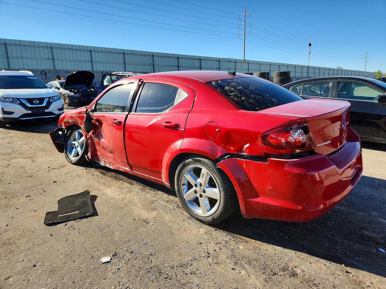 2013 Dodge Avenger Se Red vin: 1C3CDZAB5DN589145