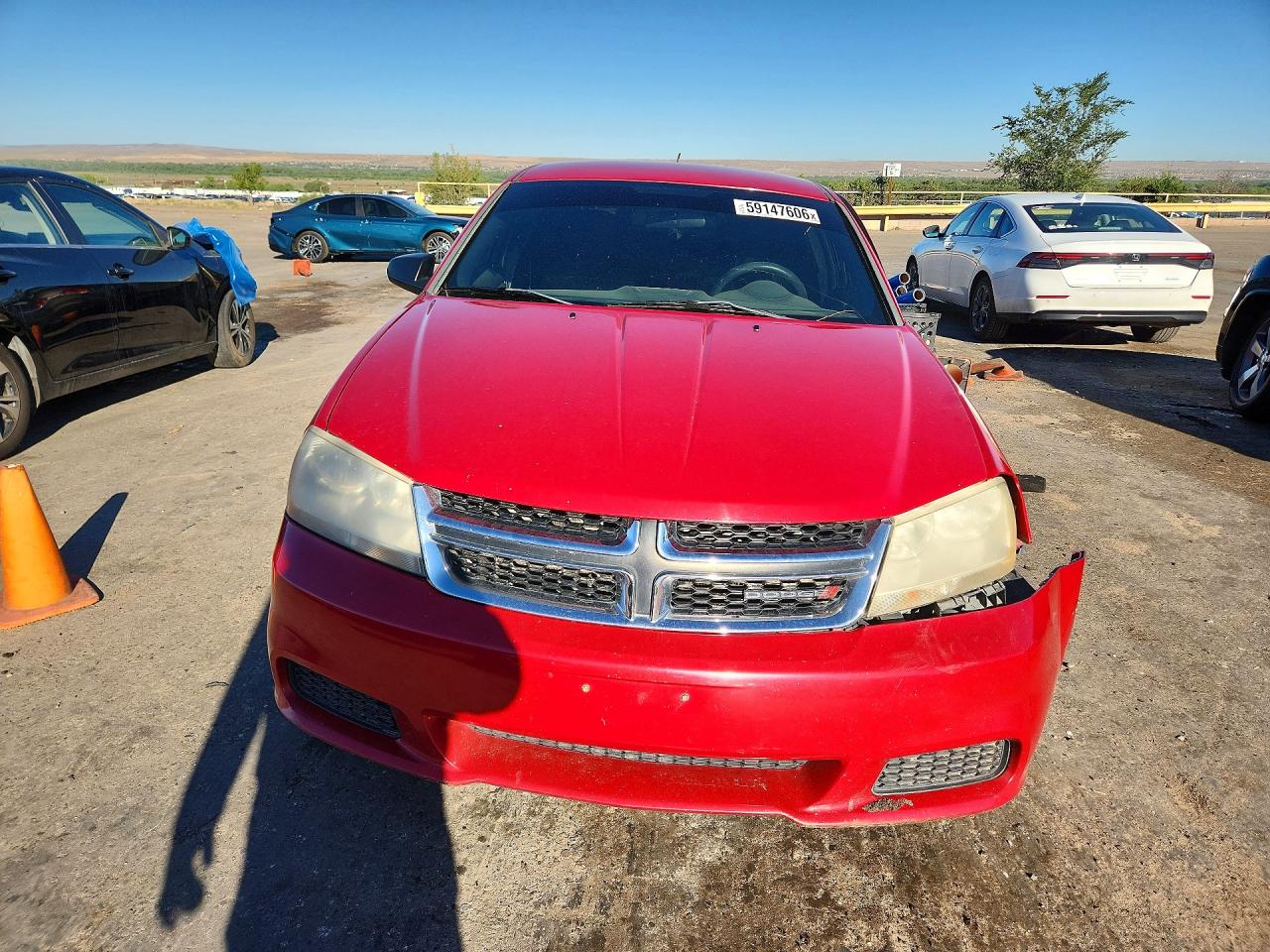 2013 Dodge Avenger Se Red vin: 1C3CDZAB5DN589145