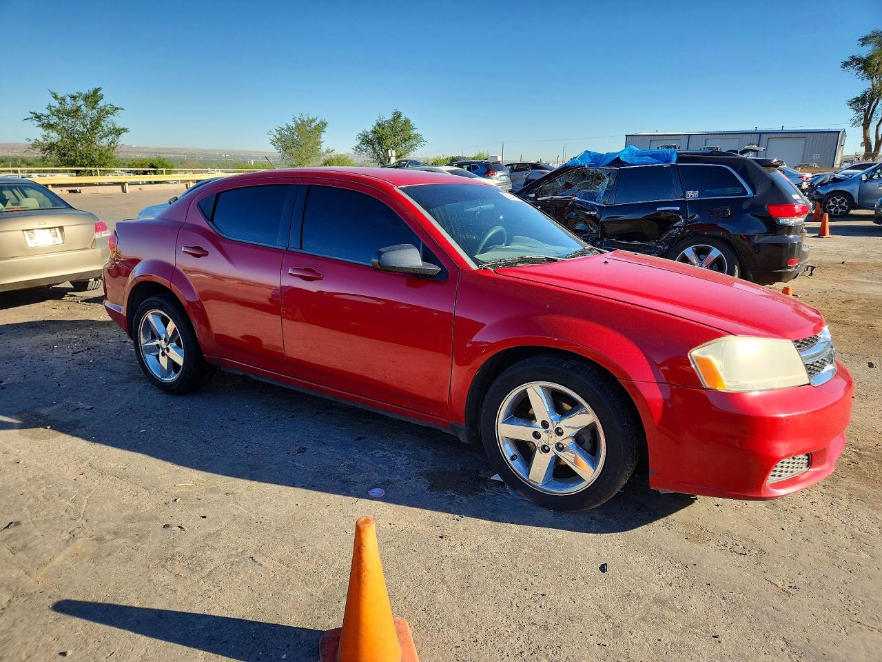 2013 Dodge Avenger Se Red vin: 1C3CDZAB5DN589145