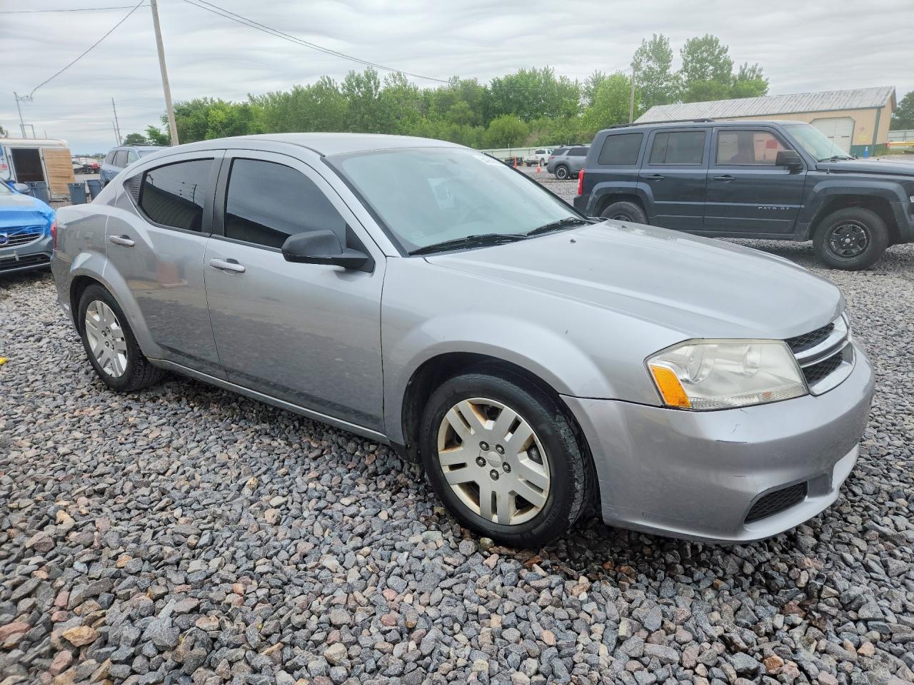 2013 Dodge Avenger Se Silver vin: 1C3CDZAB5DN630132