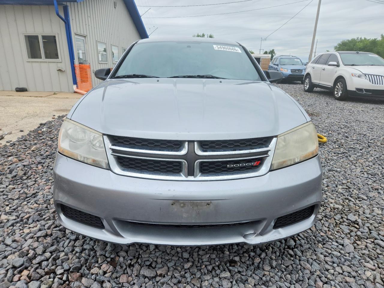 2013 Dodge Avenger Se Silver vin: 1C3CDZAB5DN630132