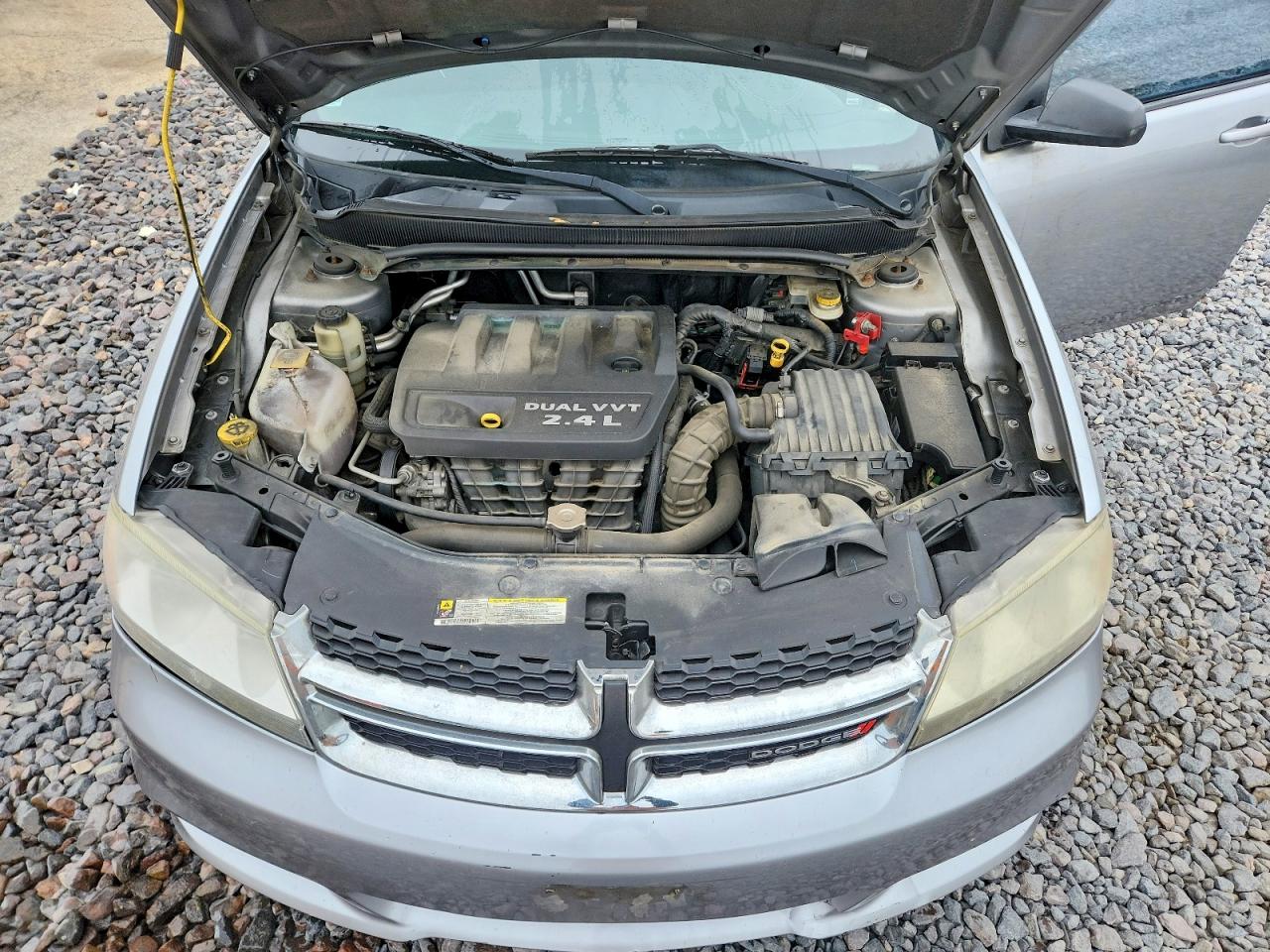 2013 Dodge Avenger Se Silver vin: 1C3CDZAB5DN630132