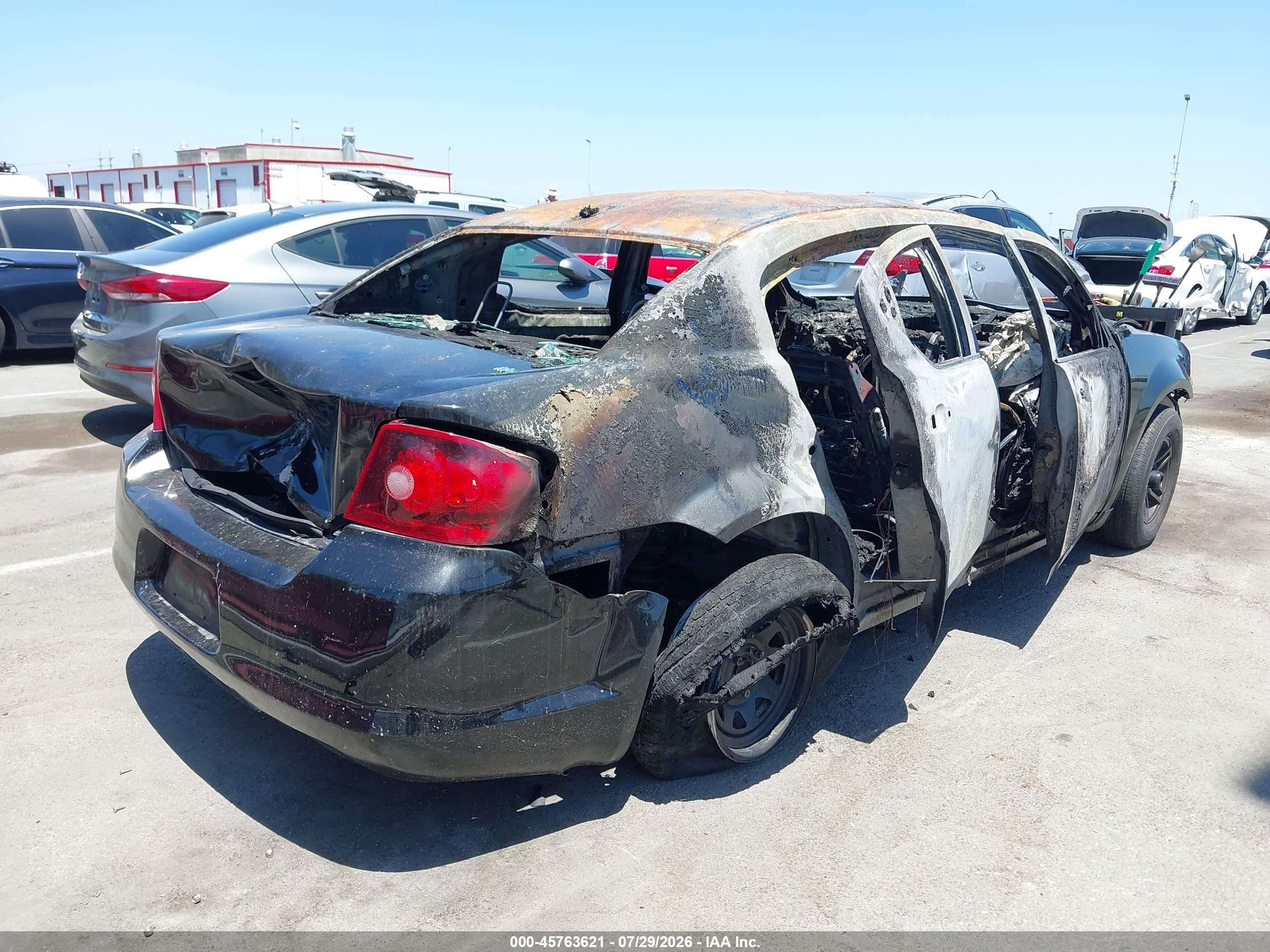 2013 Dodge Avenger Se Черный vin: 1C3CDZAB5DN632446