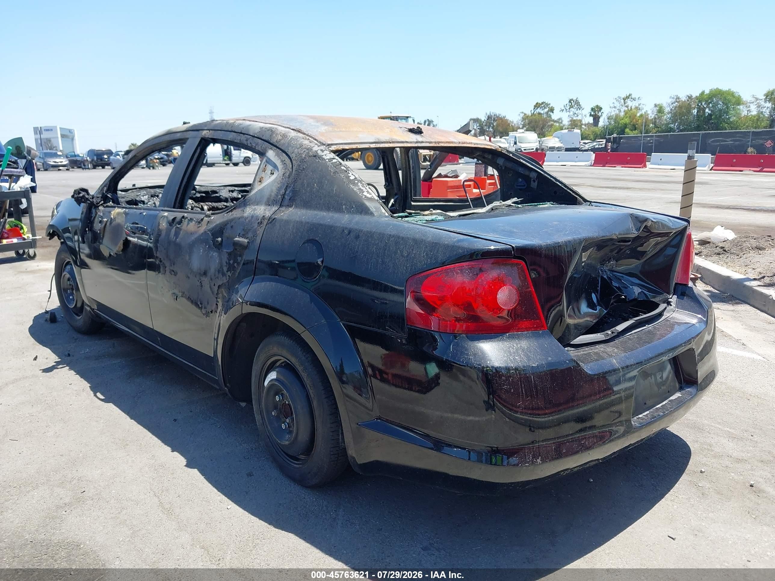 2013 Dodge Avenger Se Черный vin: 1C3CDZAB5DN632446
