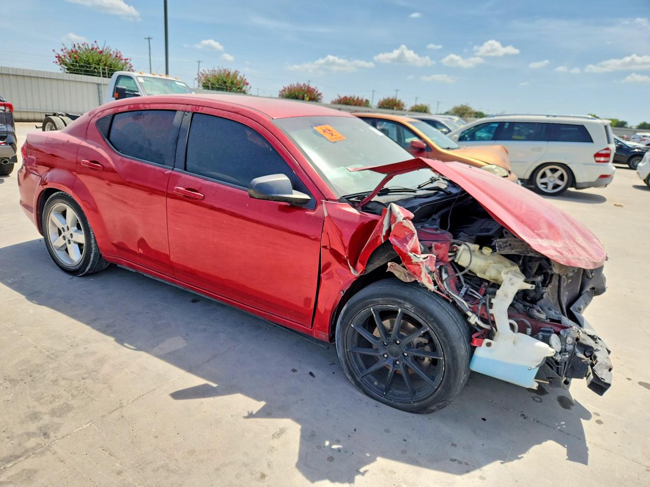 2013 Dodge Avenger Se Burgundy vin: 1C3CDZAB5DN632480