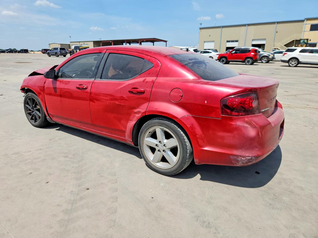 2013 Dodge Avenger Se Burgundy vin: 1C3CDZAB5DN632480