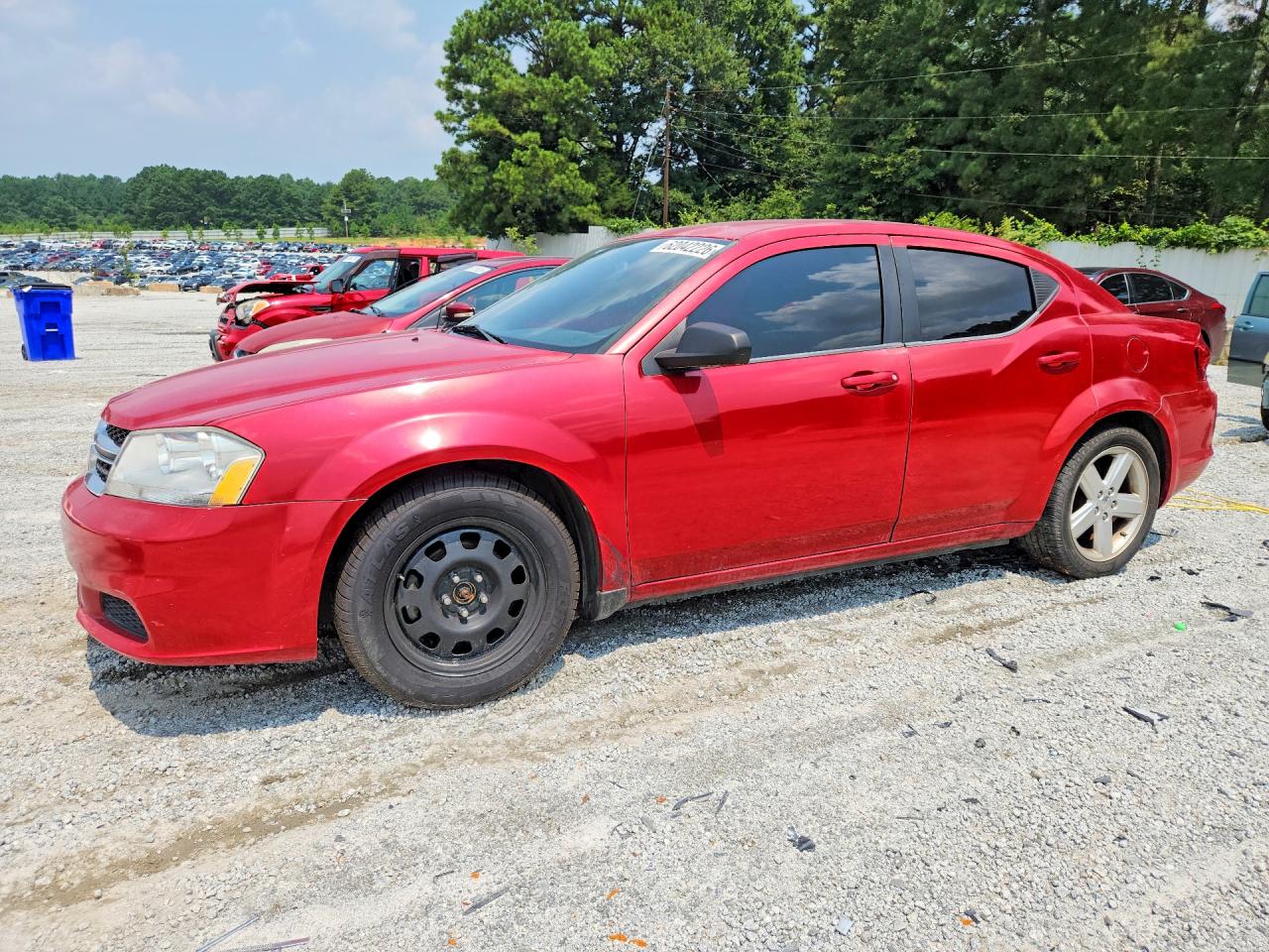 2013 Dodge Avenger Se Red vin: 1C3CDZAB5DN681677