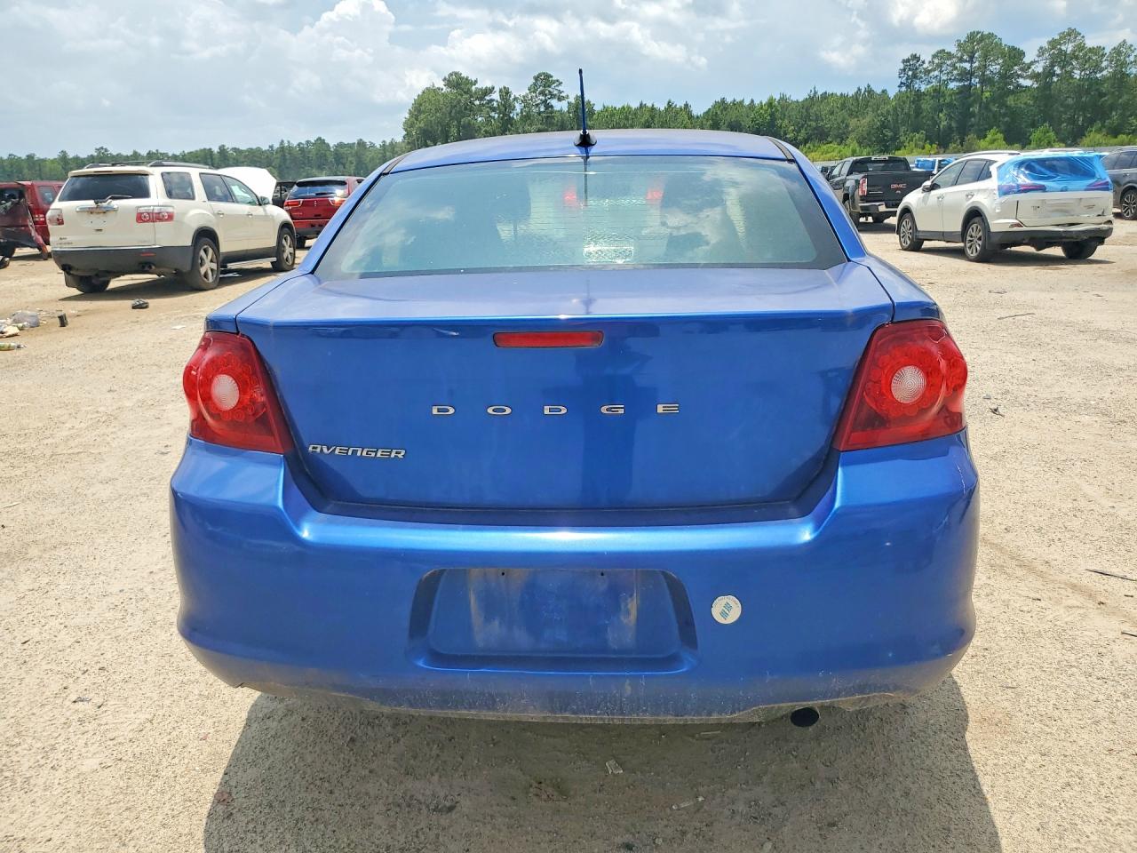 2013 Dodge Avenger Se Blue vin: 1C3CDZAB5DN702799