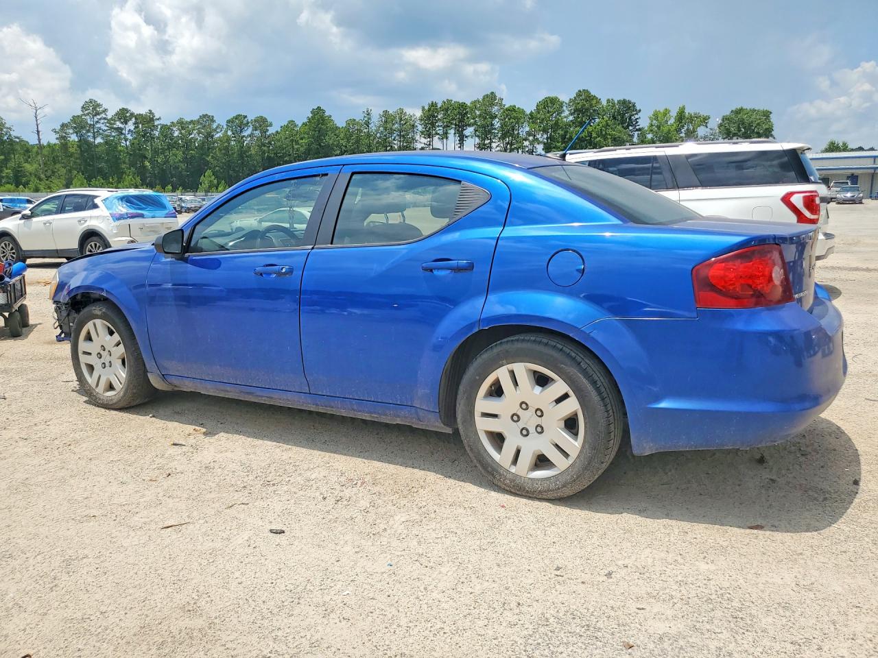 2013 Dodge Avenger Se Blue vin: 1C3CDZAB5DN702799