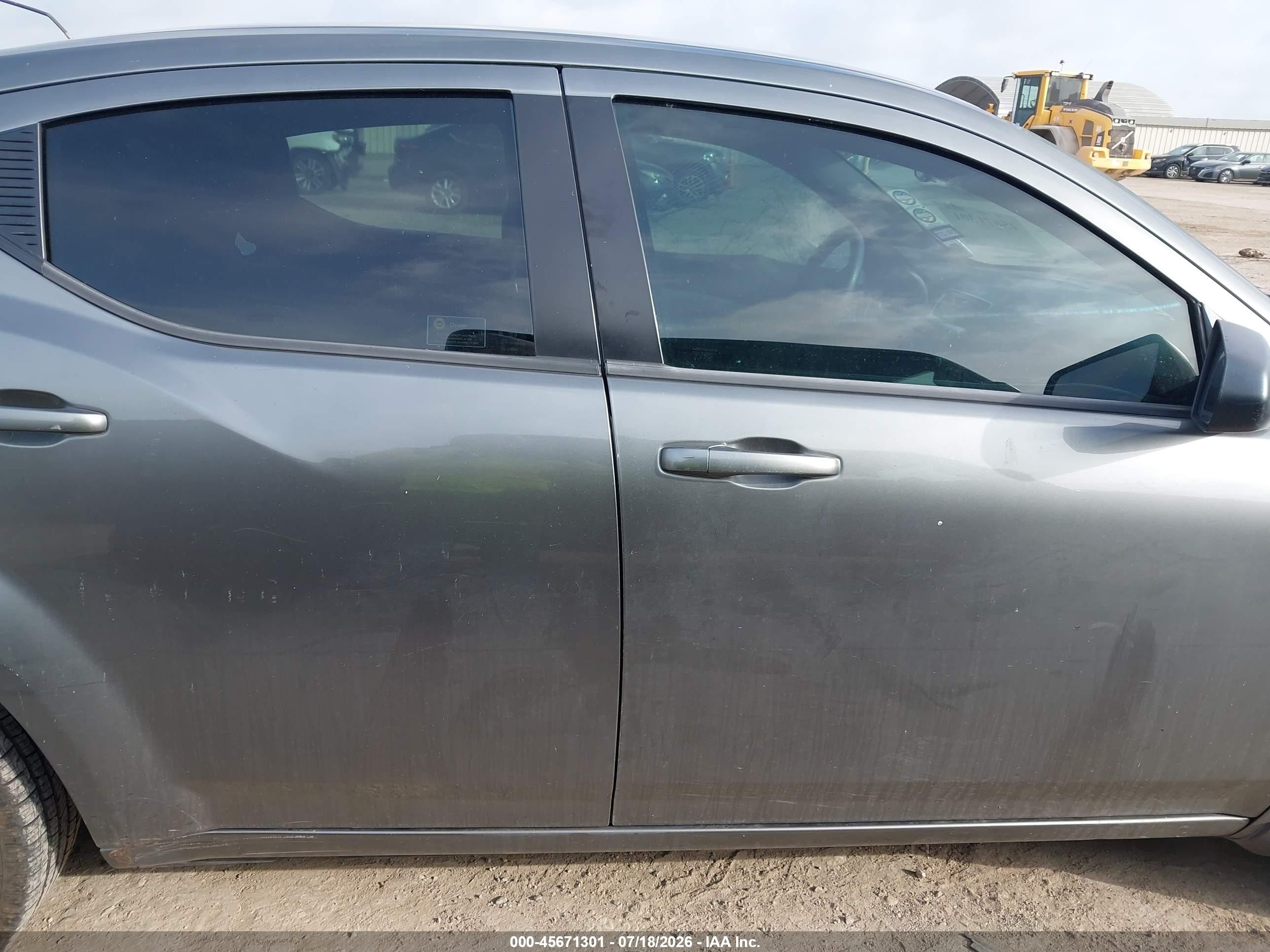 2013 Dodge Avenger Se Gray vin: 1C3CDZAB5DN730277
