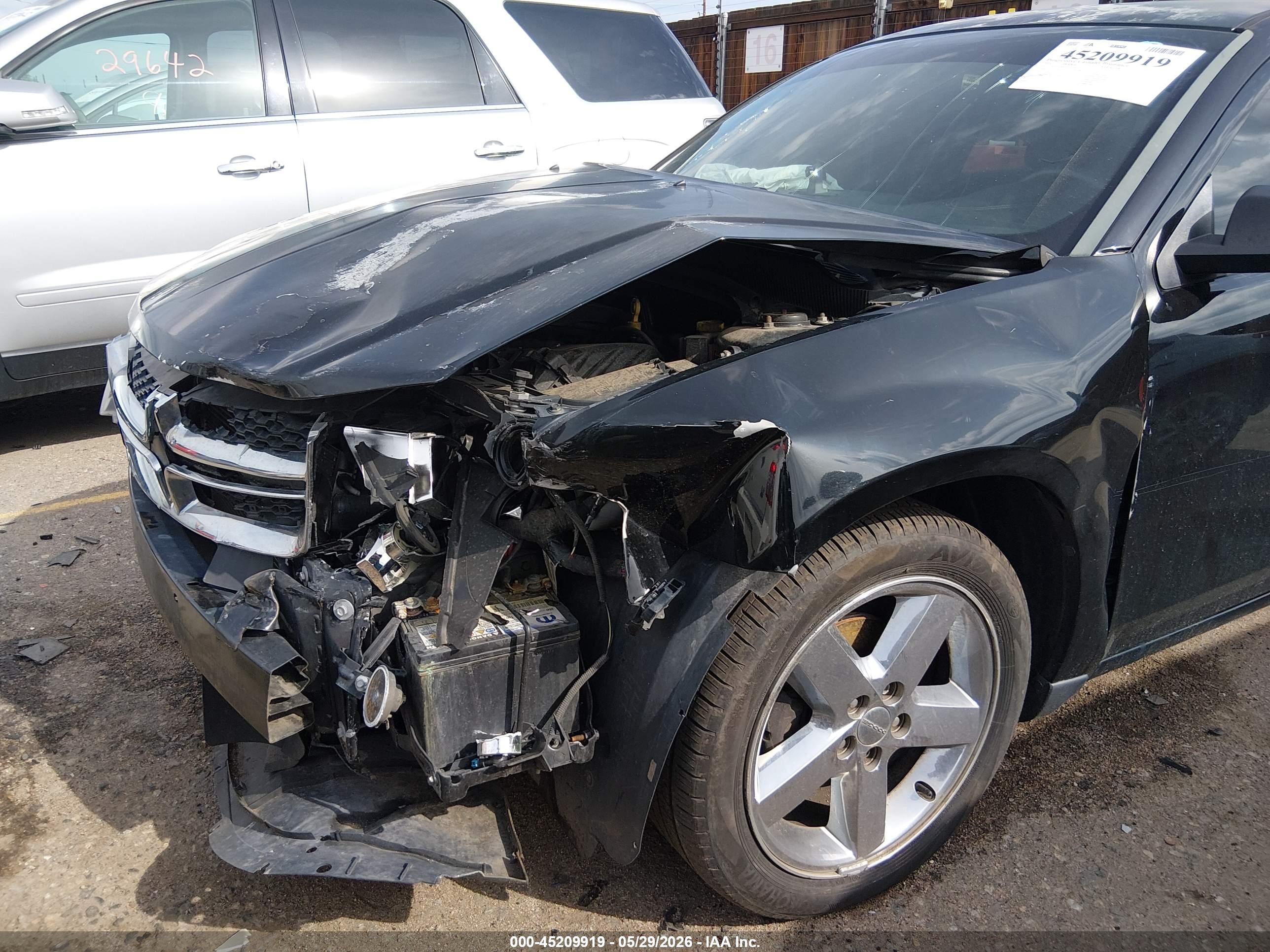 2014 Dodge Avenger Se Black vin: 1C3CDZAB5EN110708