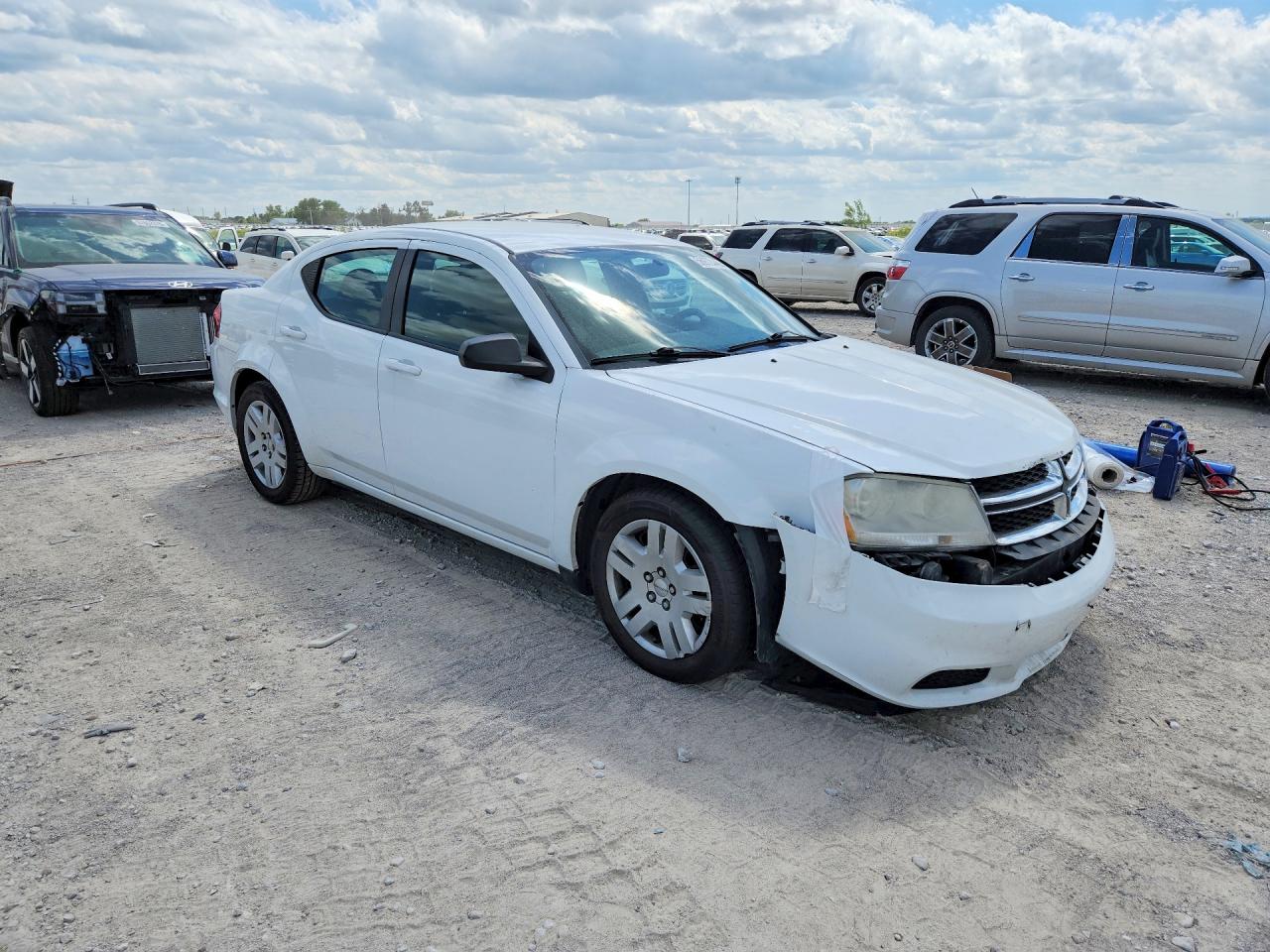 2014 Dodge Avenger Se Белый vin: 1C3CDZAB5EN112877