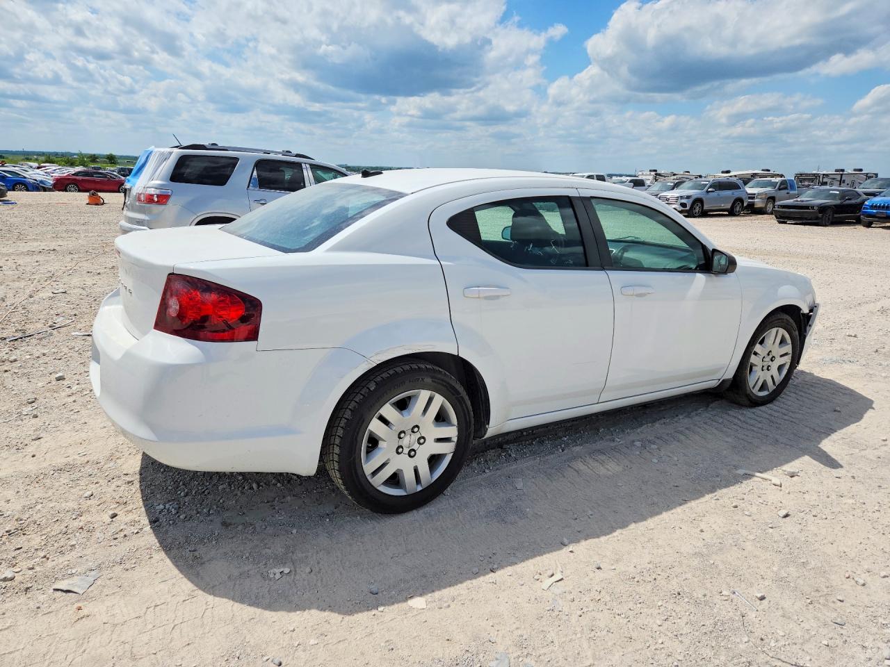2014 Dodge Avenger Se Белый vin: 1C3CDZAB5EN112877