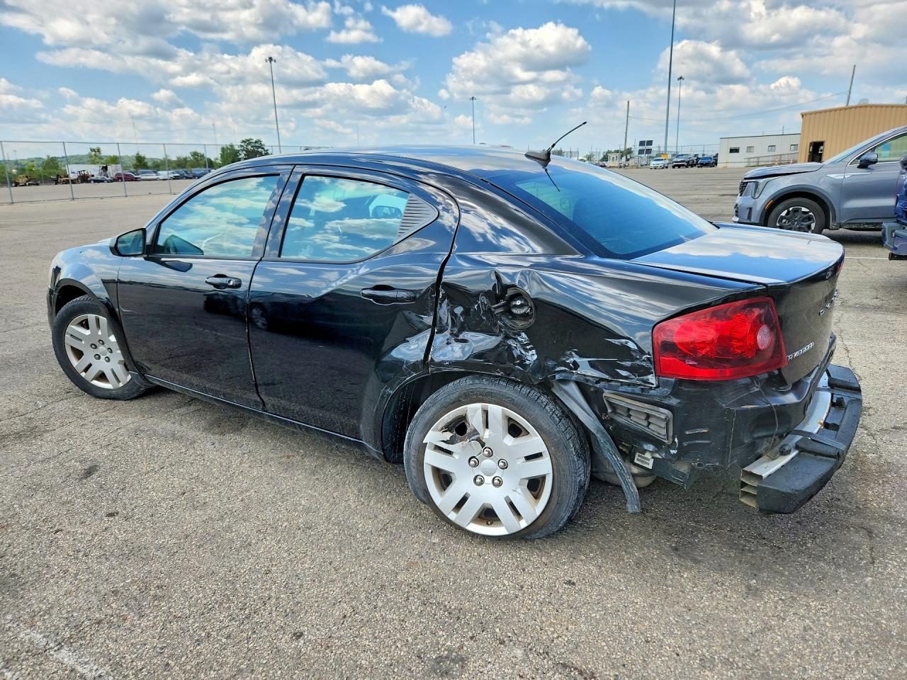 2014 Dodge Avenger Se Black vin: 1C3CDZAB5EN126665