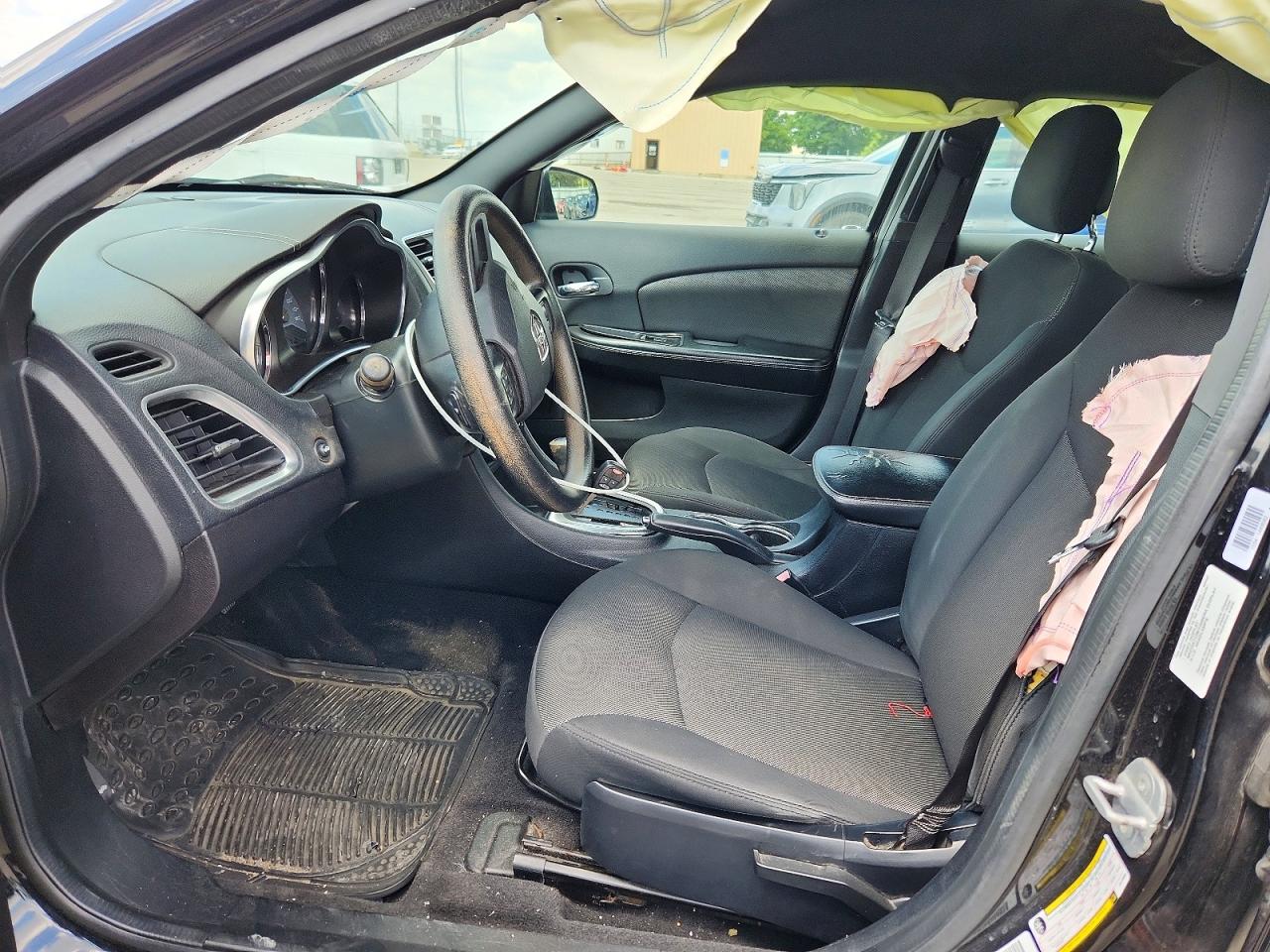 2014 Dodge Avenger Se Black vin: 1C3CDZAB5EN126665