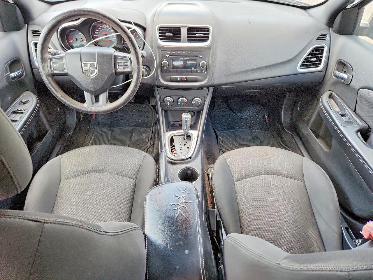 2014 Dodge Avenger Se Black vin: 1C3CDZAB5EN126665