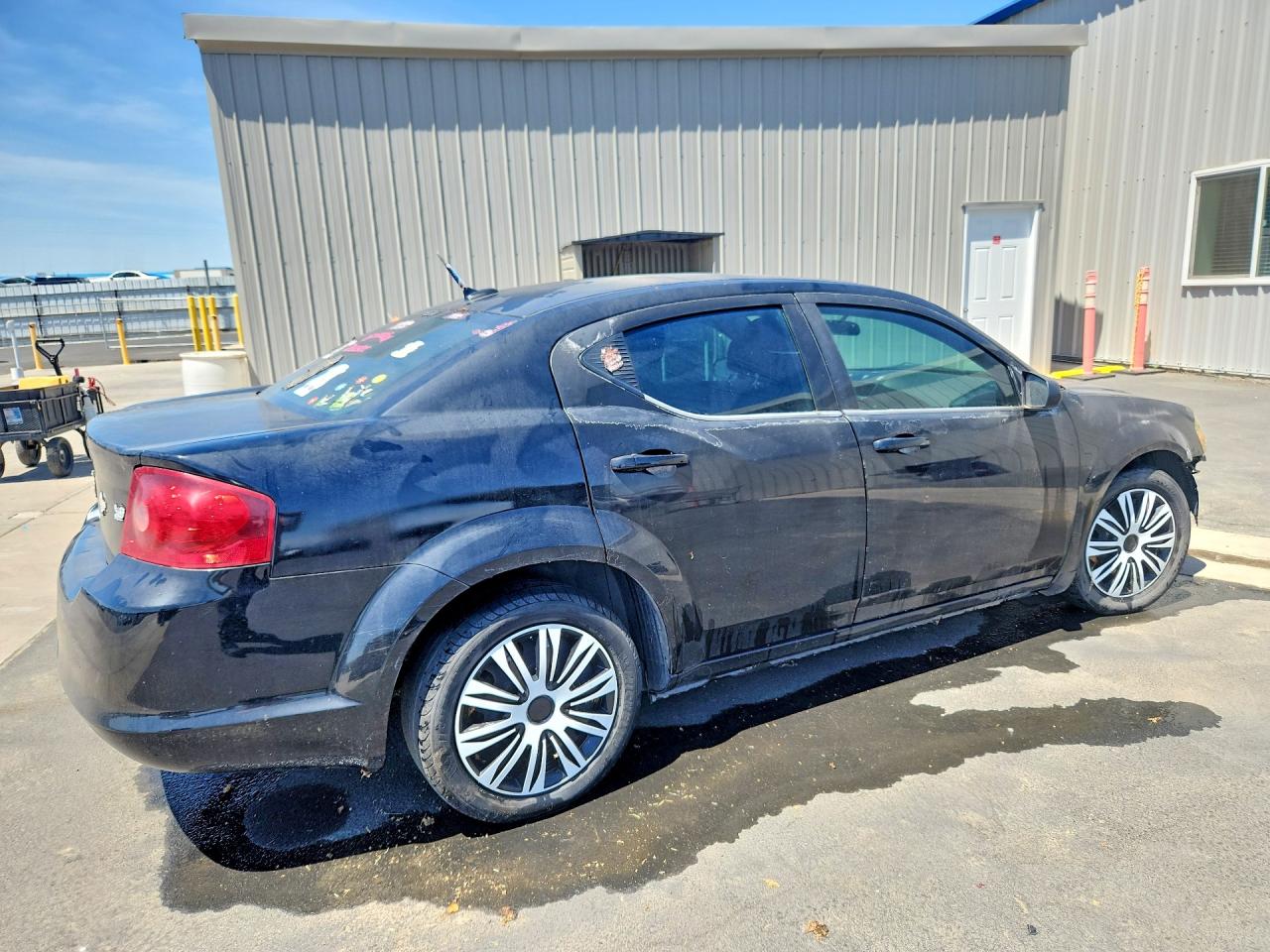 2014 Dodge Avenger Se Черный vin: 1C3CDZAB5EN127976