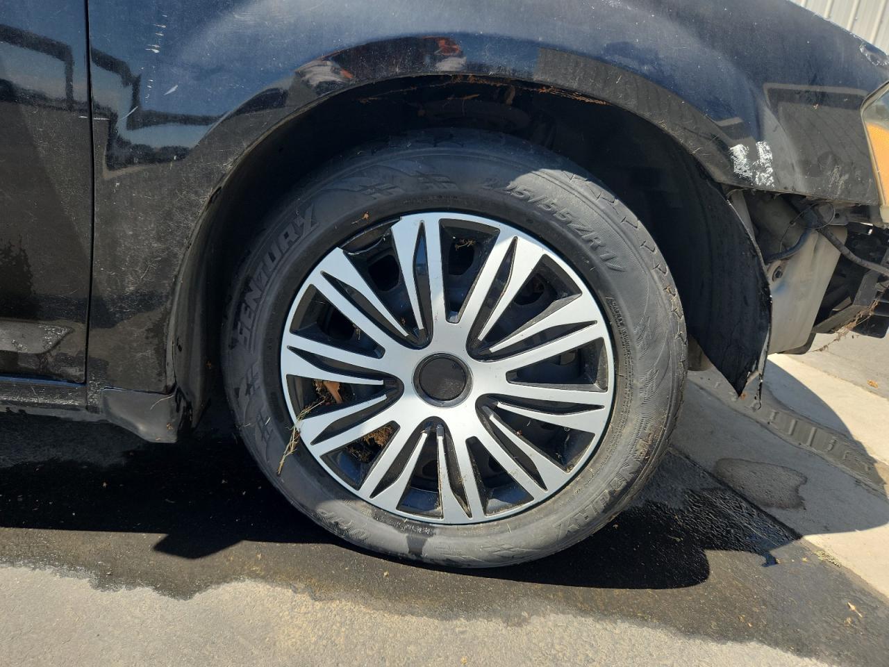2014 Dodge Avenger Se Черный vin: 1C3CDZAB5EN127976 Damage: Right Front Wheel Cover, Broken, Replacement Required