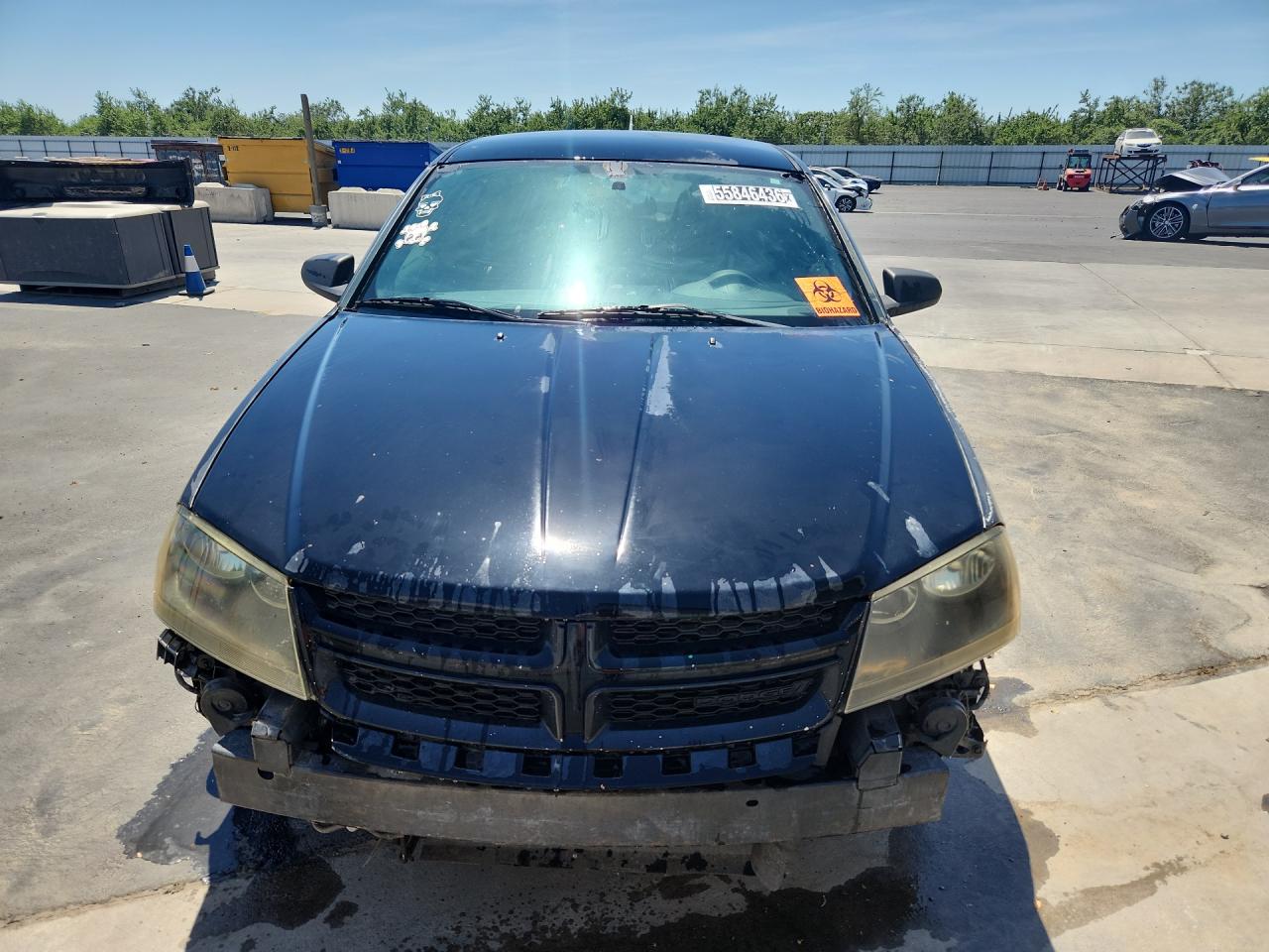 2014 Dodge Avenger Se Черный vin: 1C3CDZAB5EN127976 Damage: Left Head Lamp, Faded, Repair Required