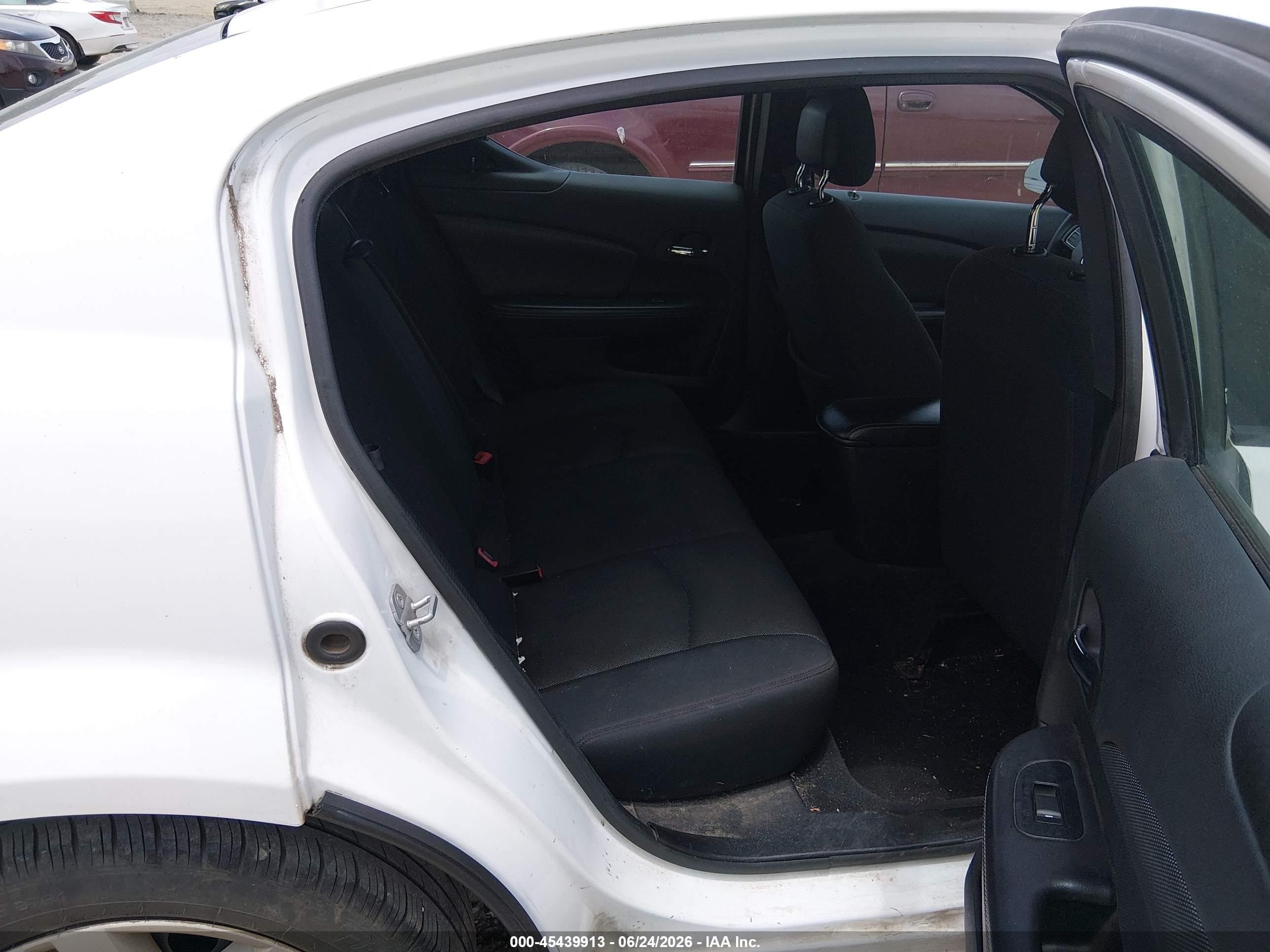 2014 Dodge Avenger Se White vin: 1C3CDZAB5EN144373